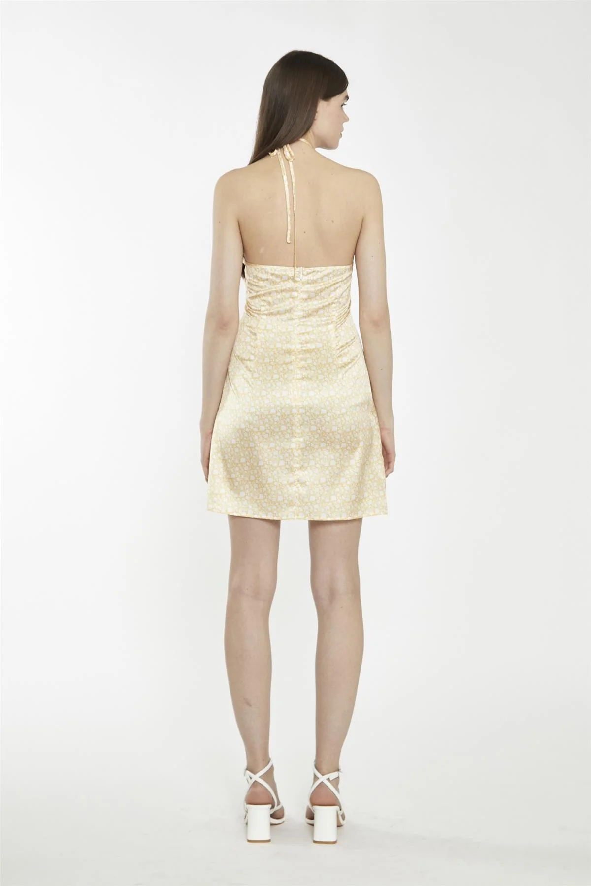Amber-Ditsy-Folk Tie-Back Mini-Dresses - Image 2