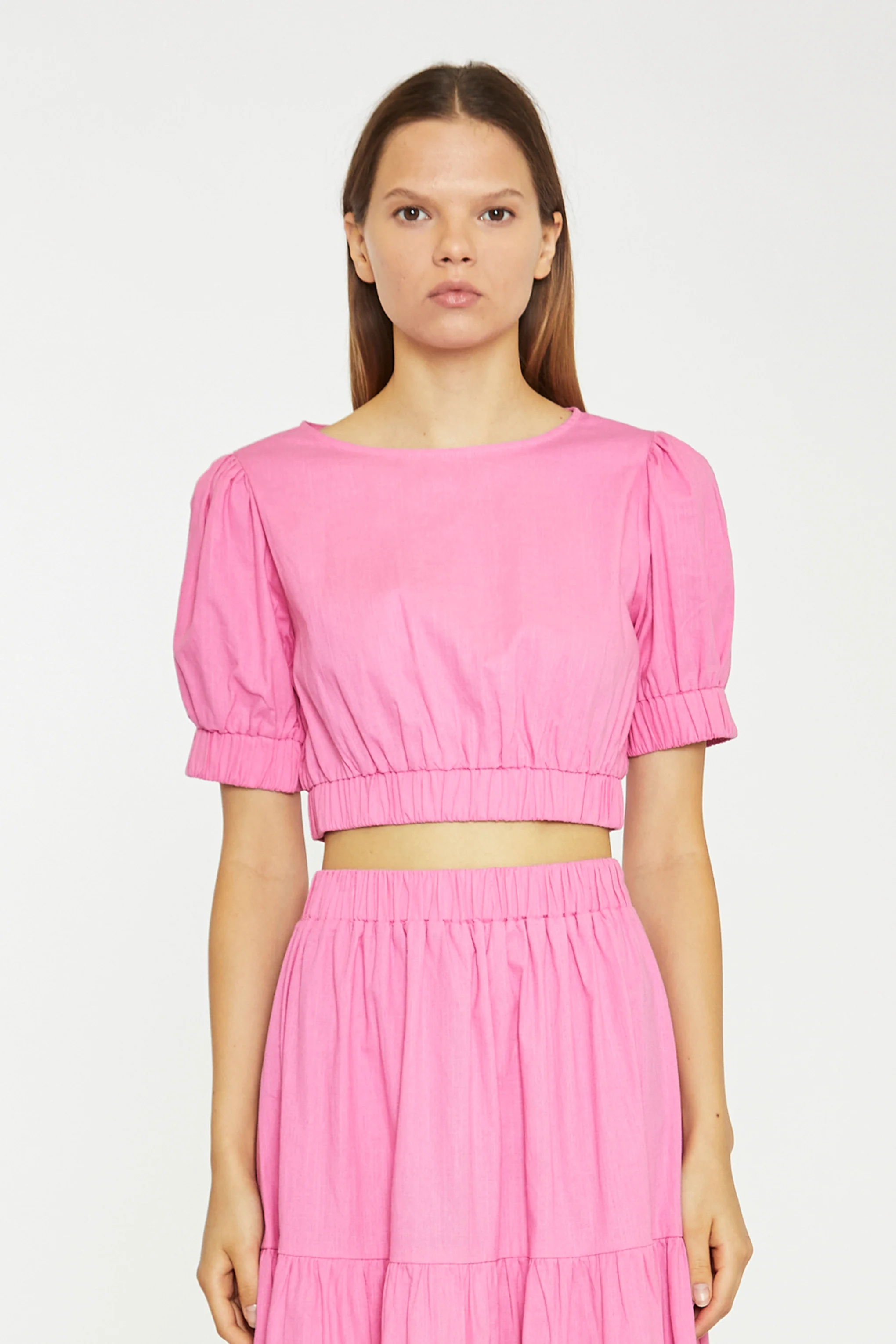 Azalea Puff Sleeve Crop-Top - Image 2