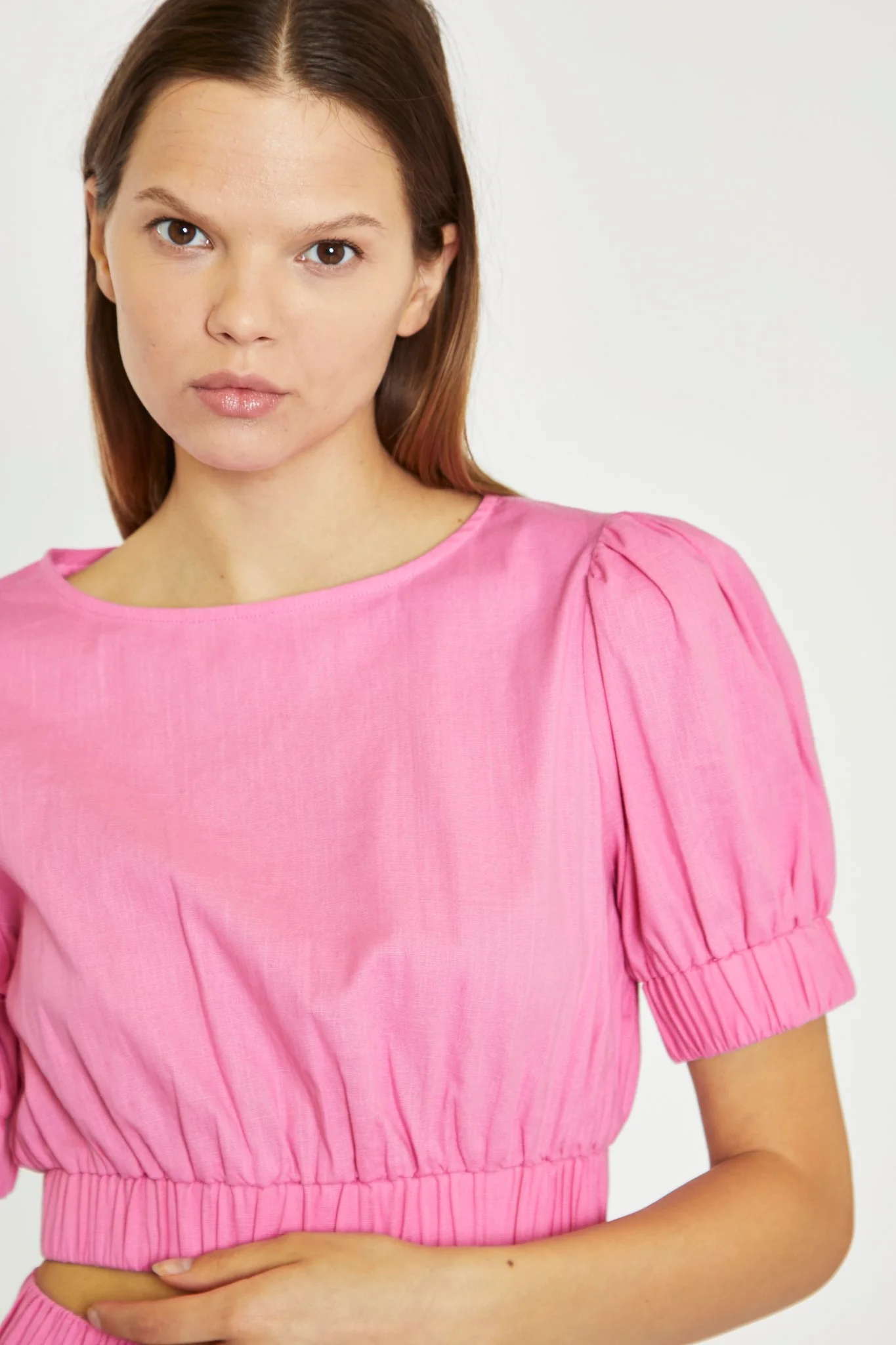 Azalea Puff Sleeve Crop-Top - Image 5