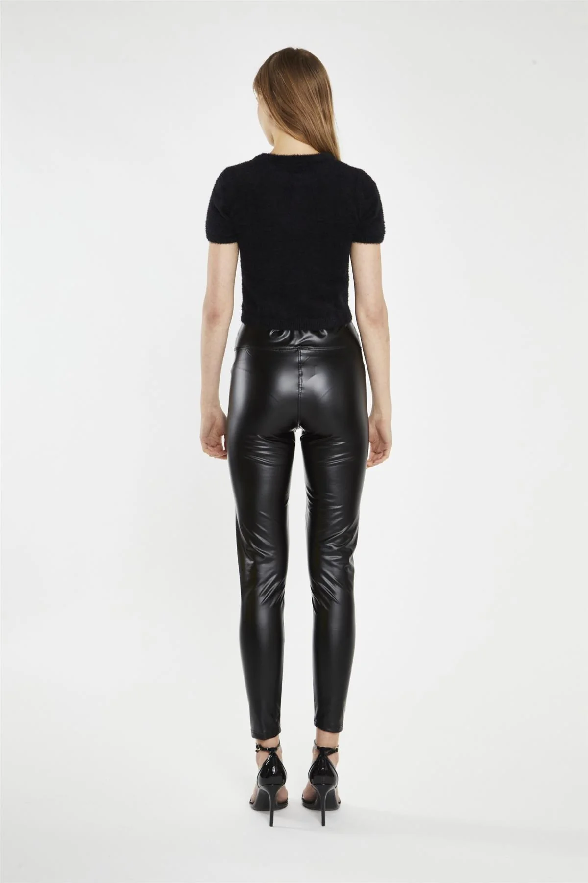 Black Bodycon-Leggings - Image 2
