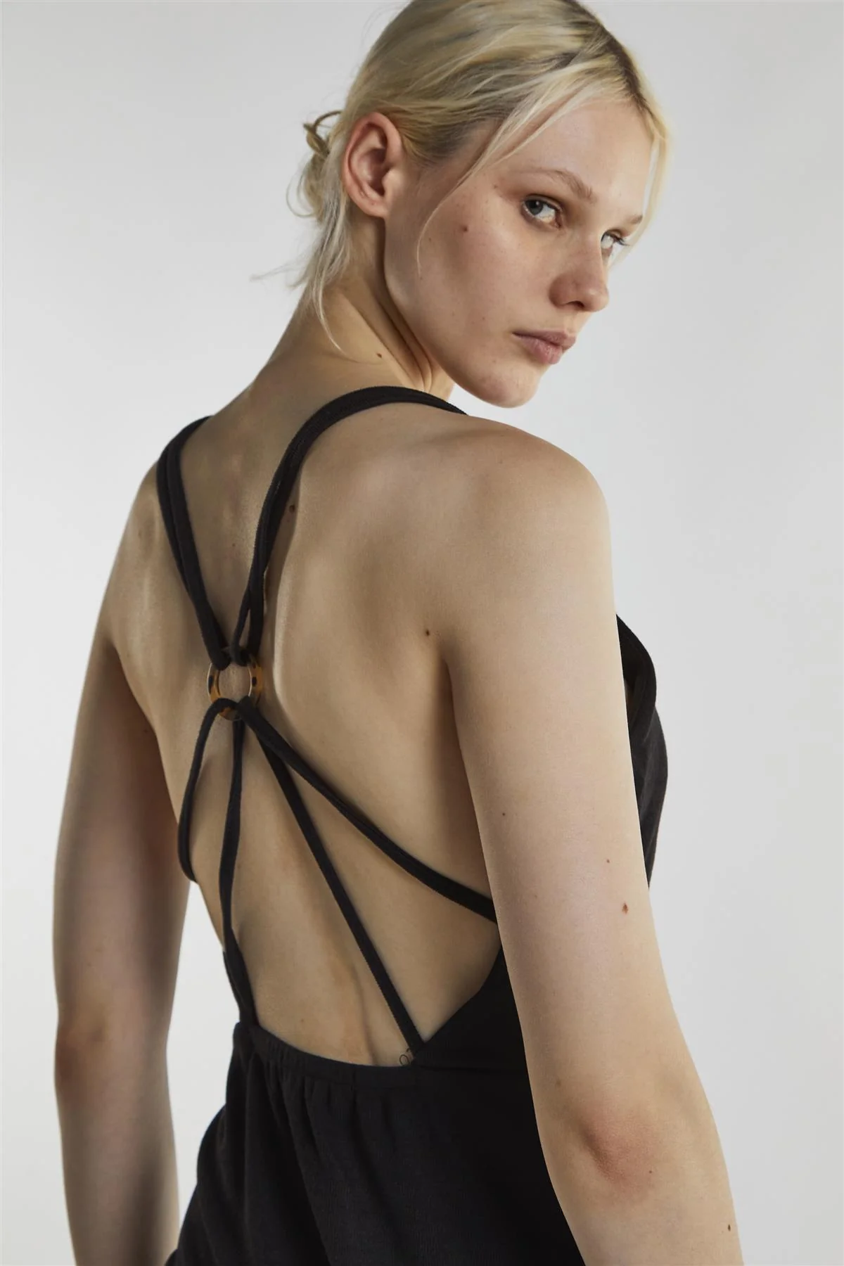 Black Bodycon Mini-Dress - Image 4