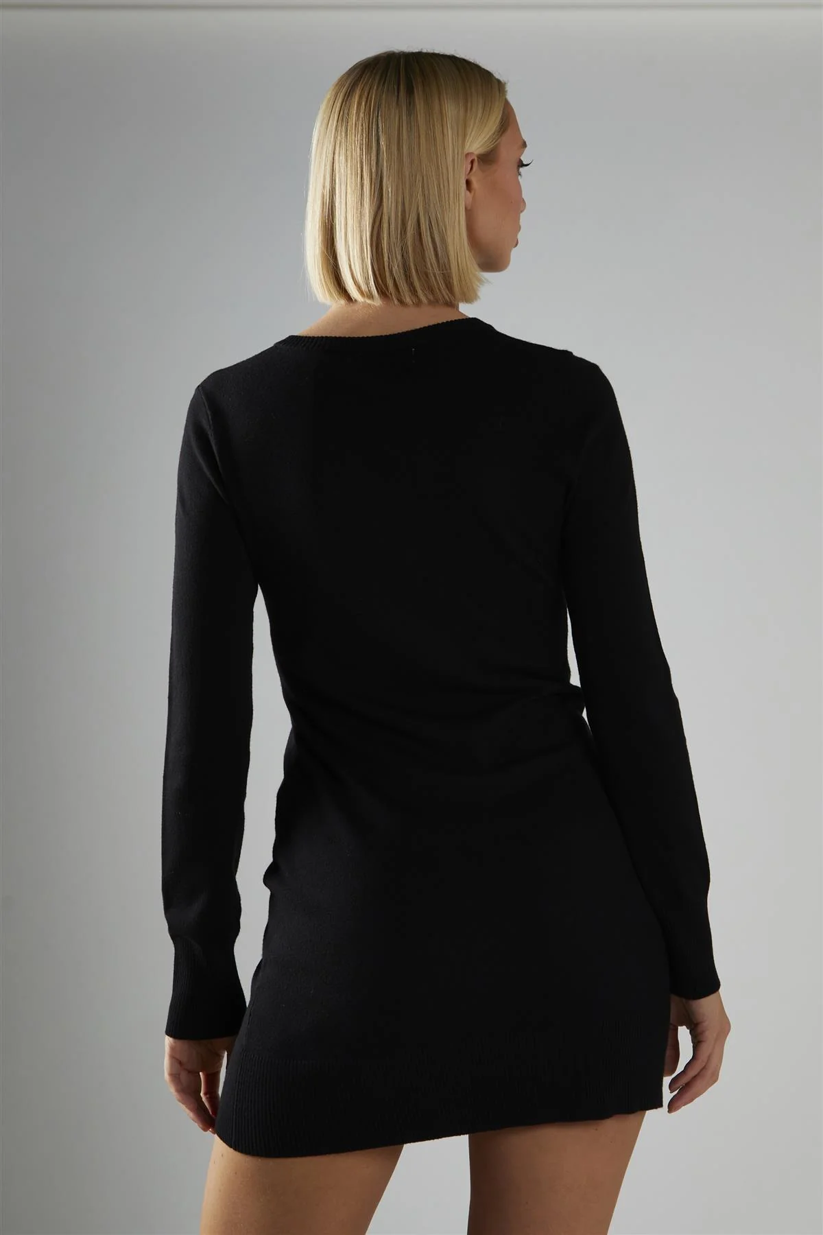 Black Longline Cardigan - Image 2