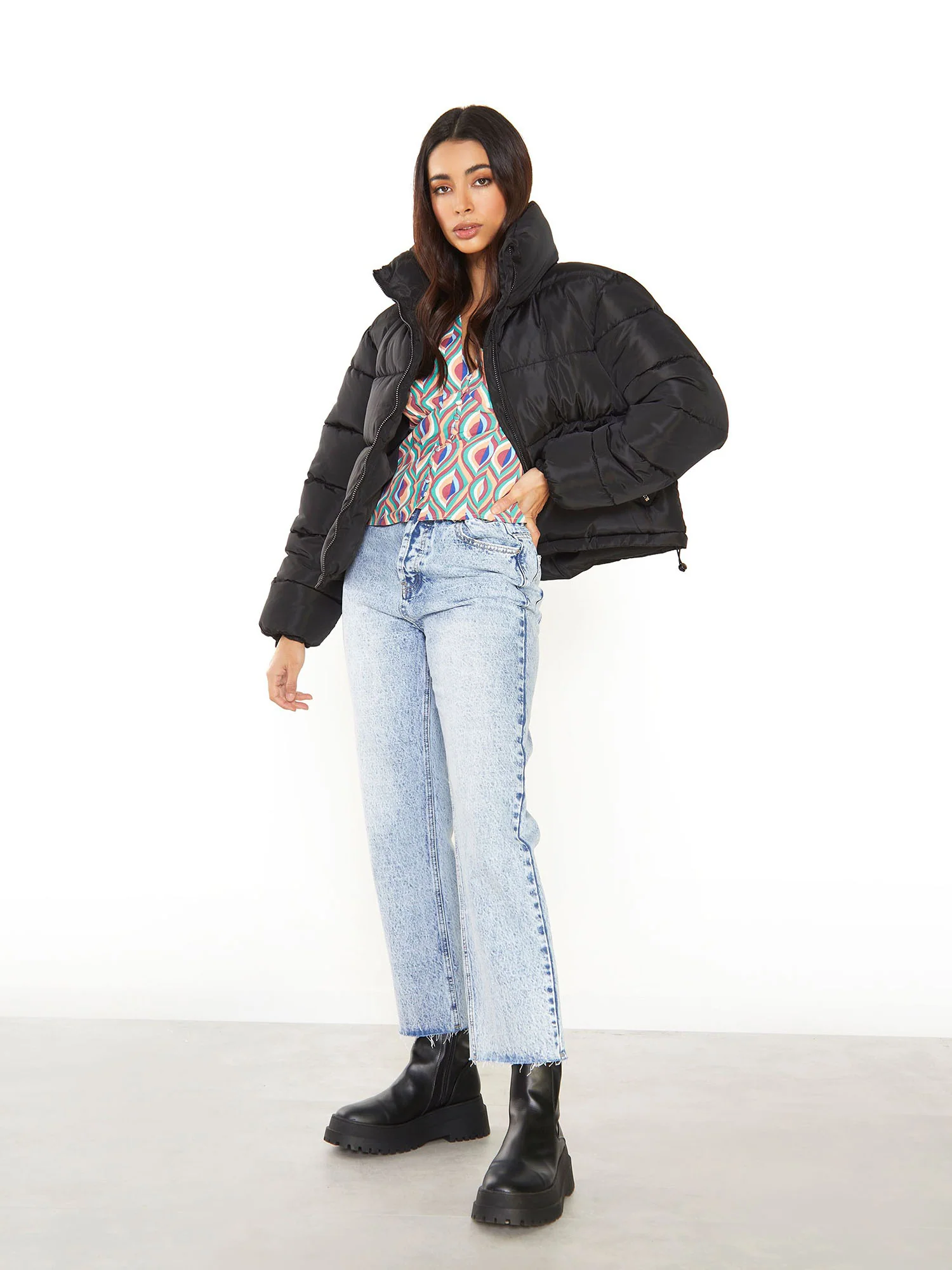 Glamorous Black Puffer Jacket