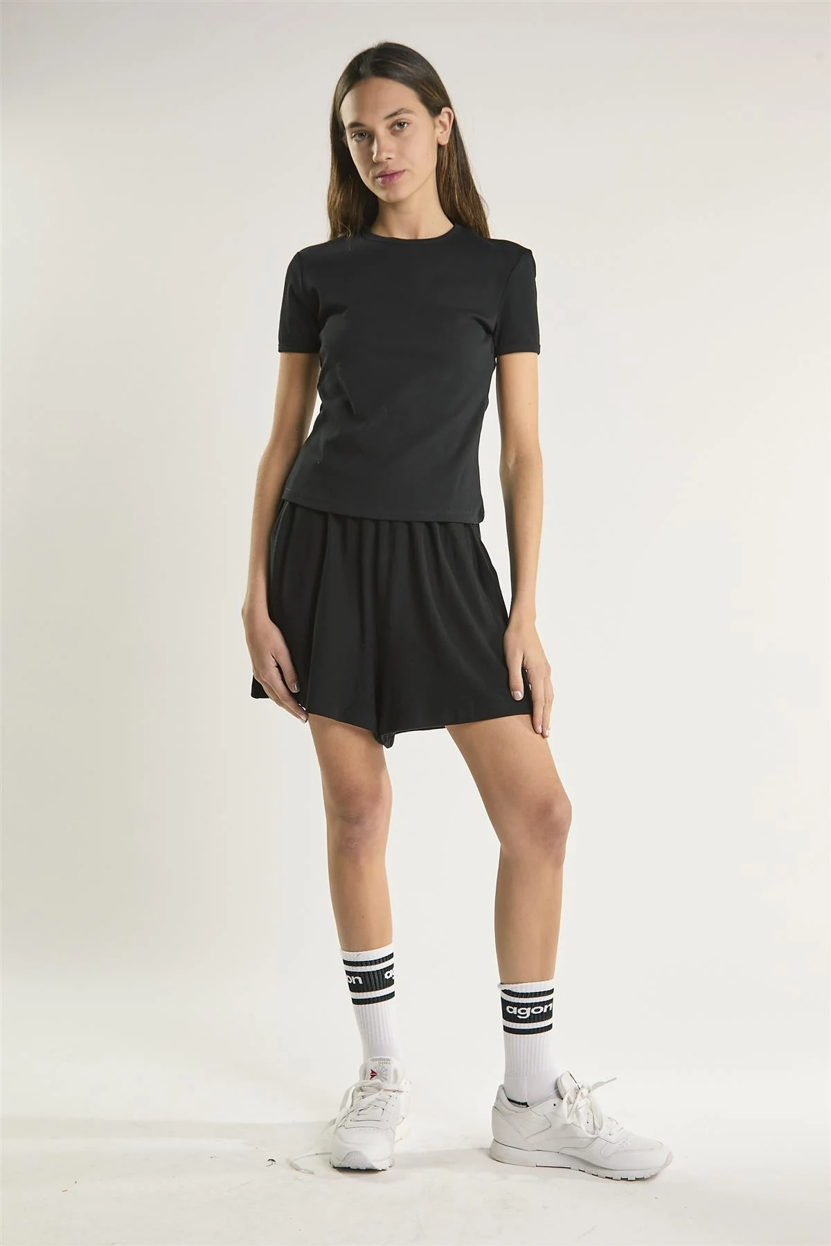 Black-Round-Neck-Top