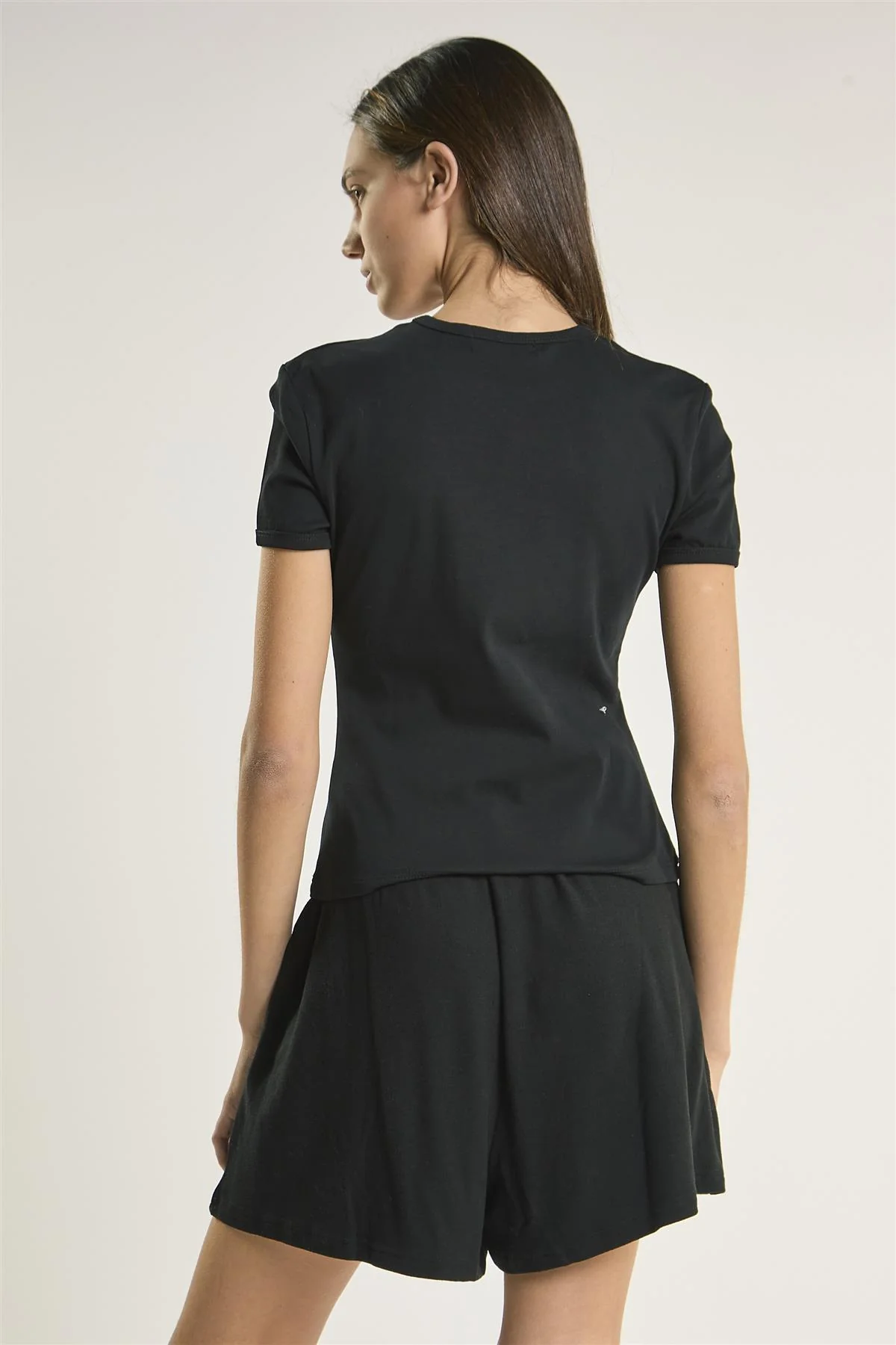 Black-Round-Neck-Top - Image 2