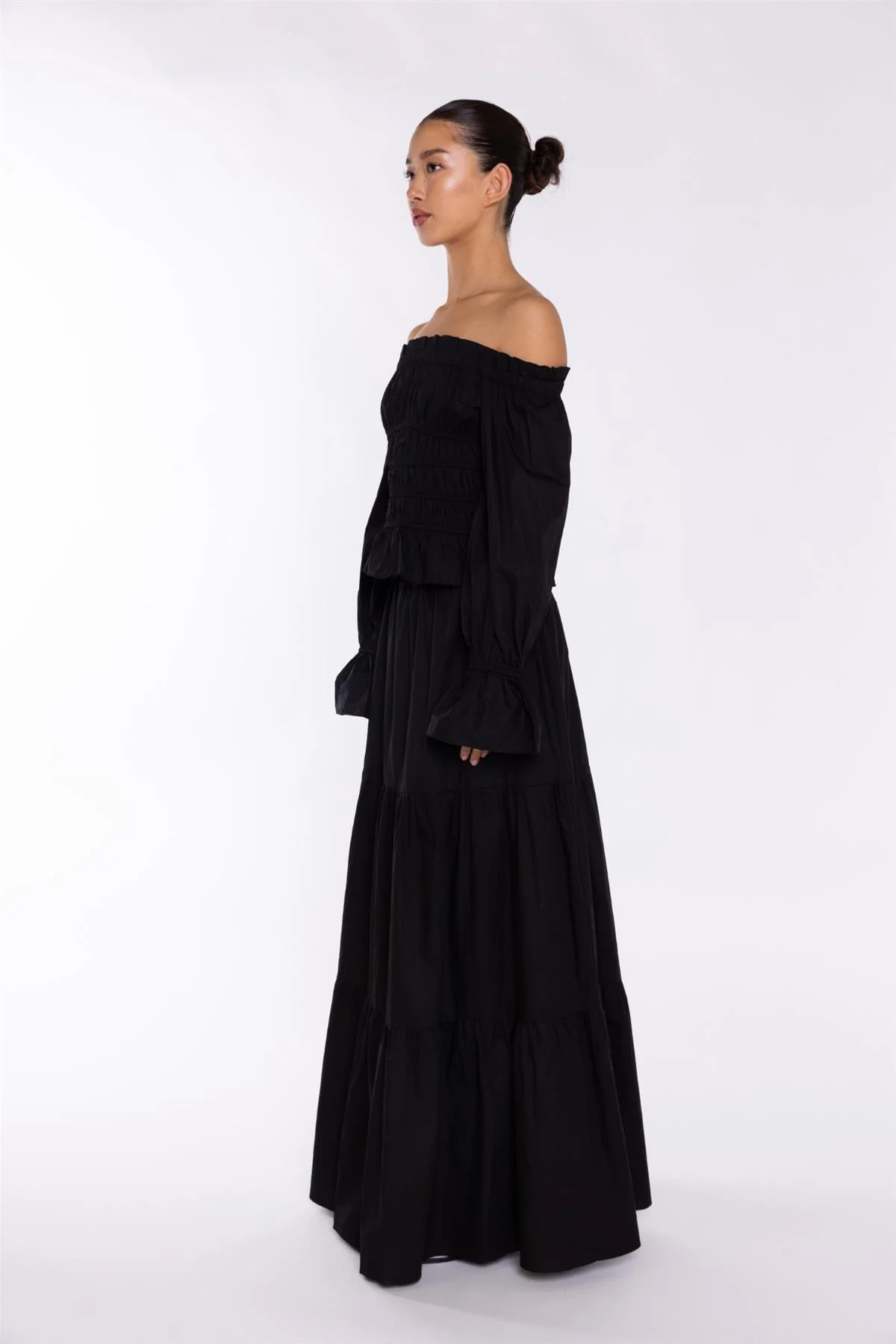Black Smocked Top - Image 4