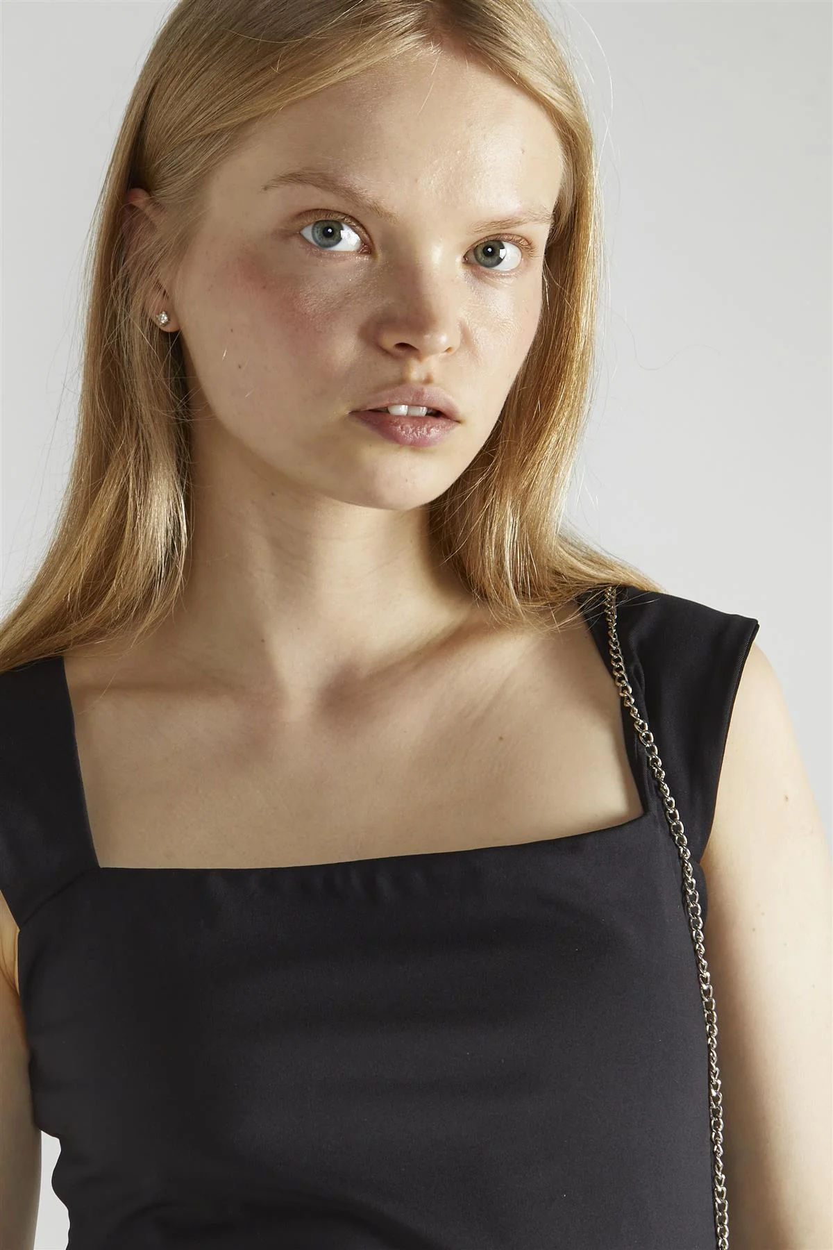 Black Square-Neck Top - Image 4