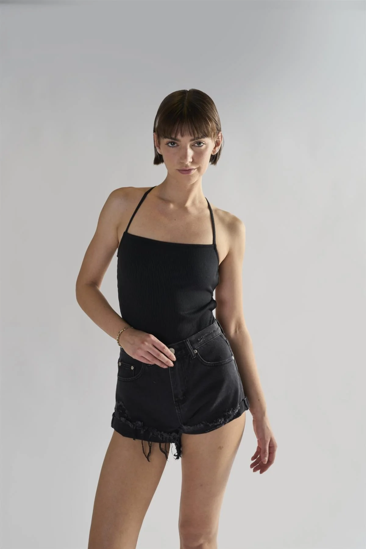 Black Tie Back Bodysuit - Image 3