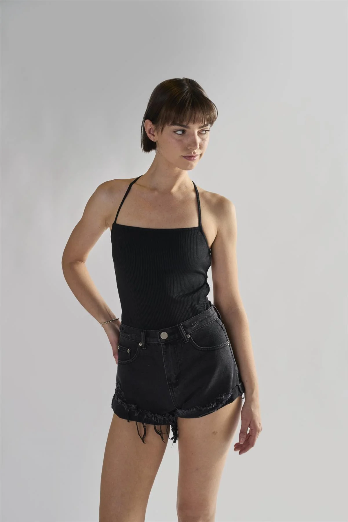 Black Tie Back Bodysuit - Image 5