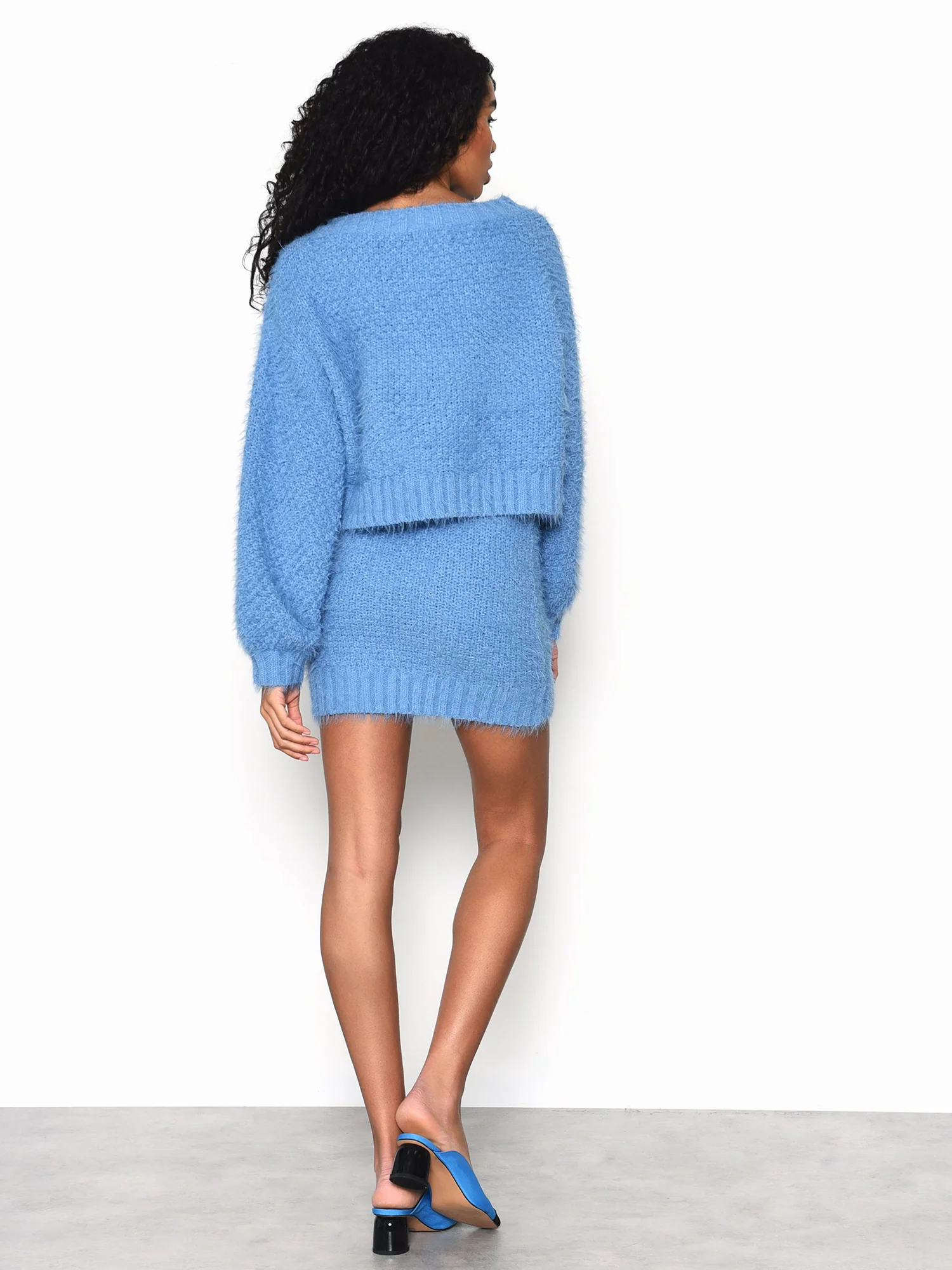 Glamorous Heritage Blue Knit Jumper - Image 3