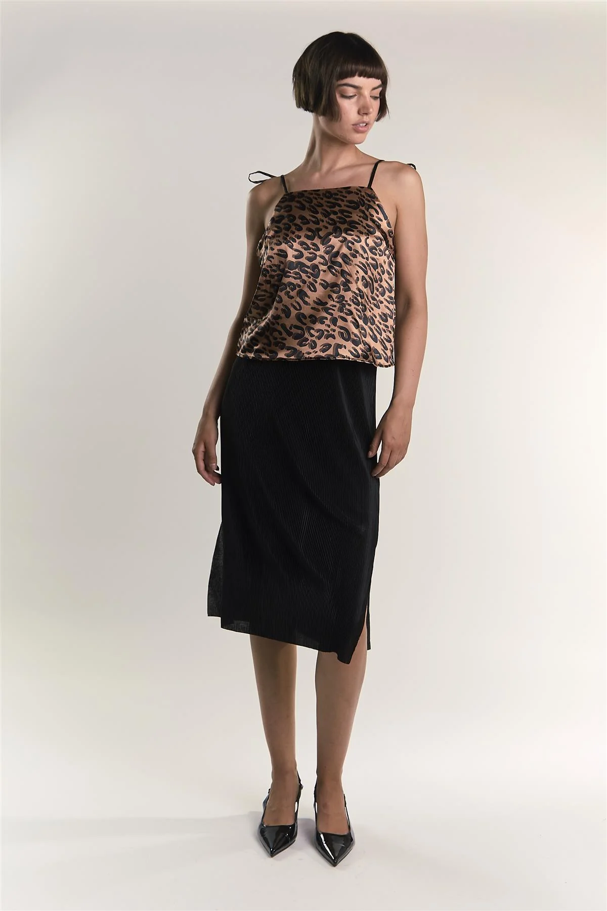 Brown Animal Top With Tie Straps - Image 5