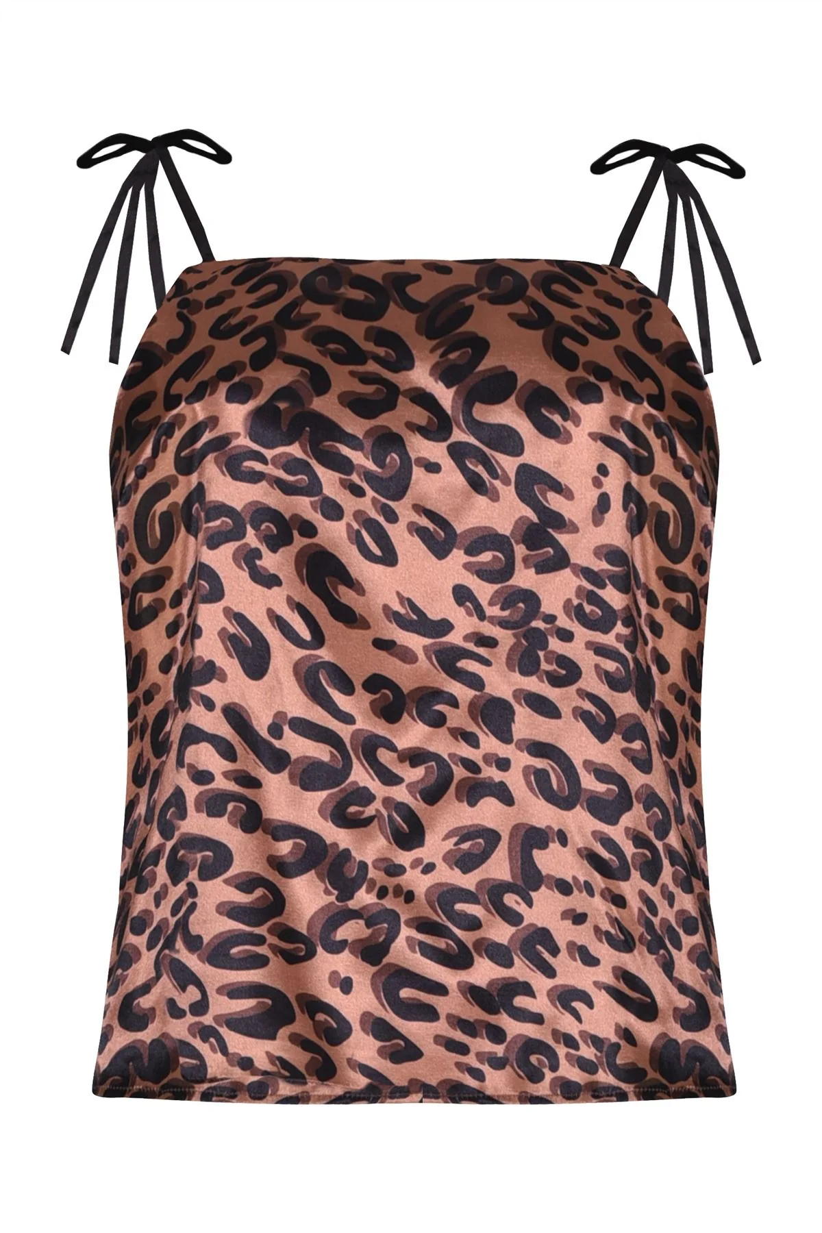 Brown Animal Top With Tie Straps - Image 6