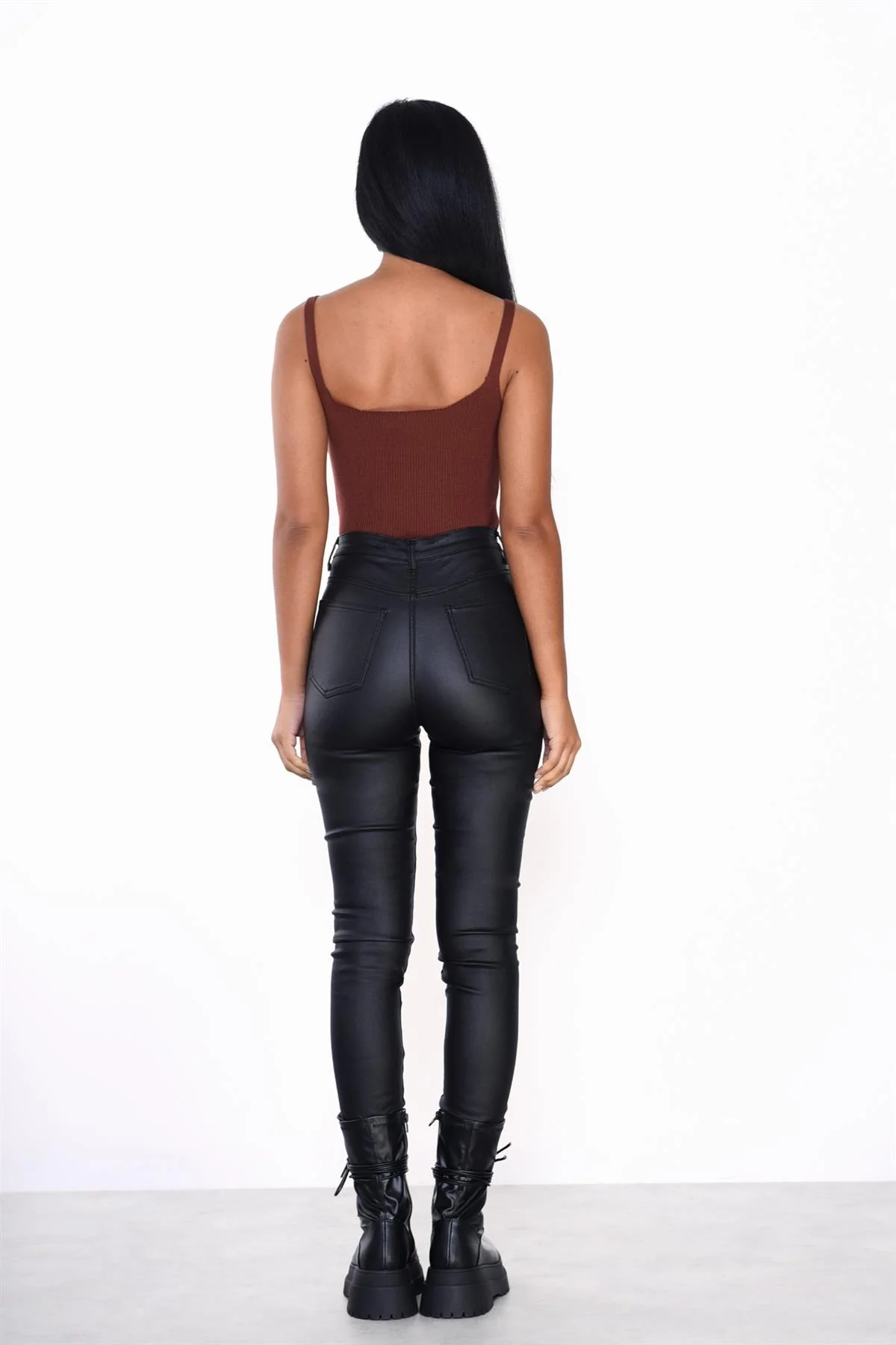 Burgundy Knit Top - Image 2