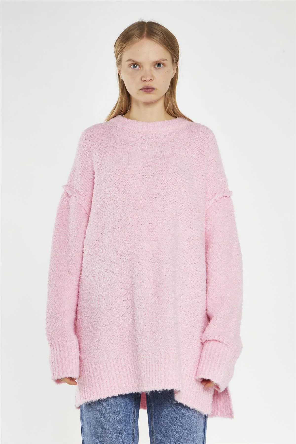 Candy-Pink Oversized-Jumper - Image 3