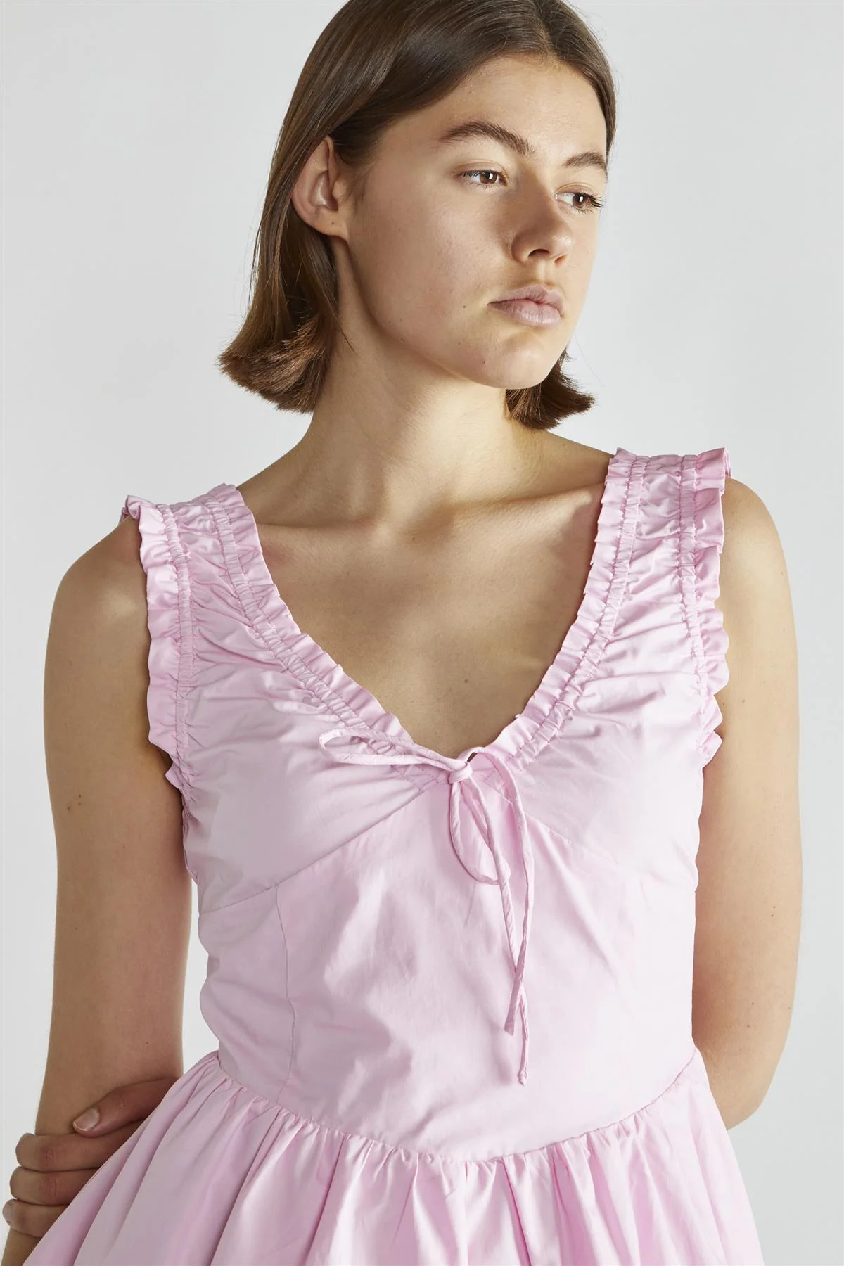 Candy-Pink Skater Mini-Dress - Image 4
