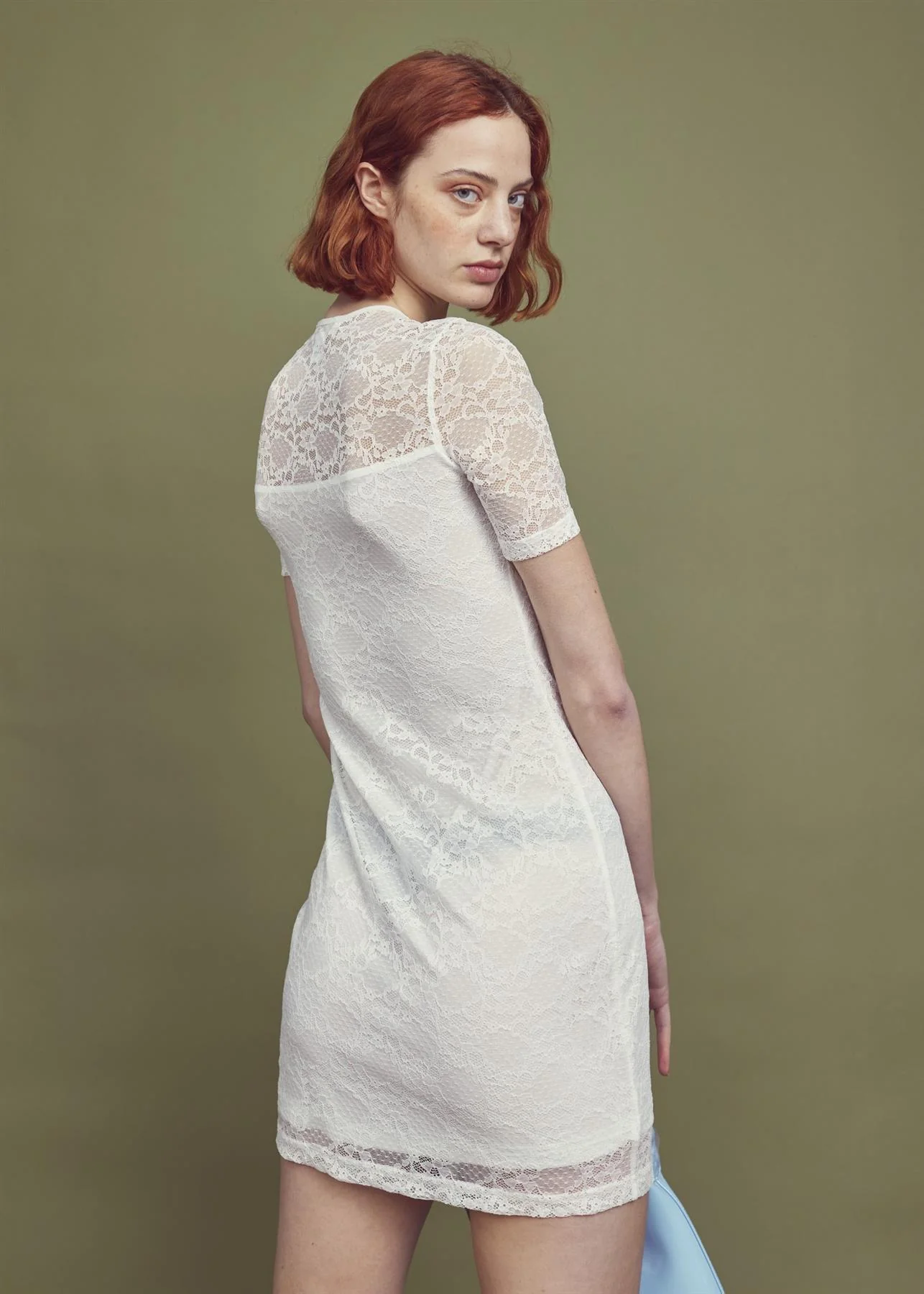 Chloe Cut-Out Mini-Dress -White - Image 2