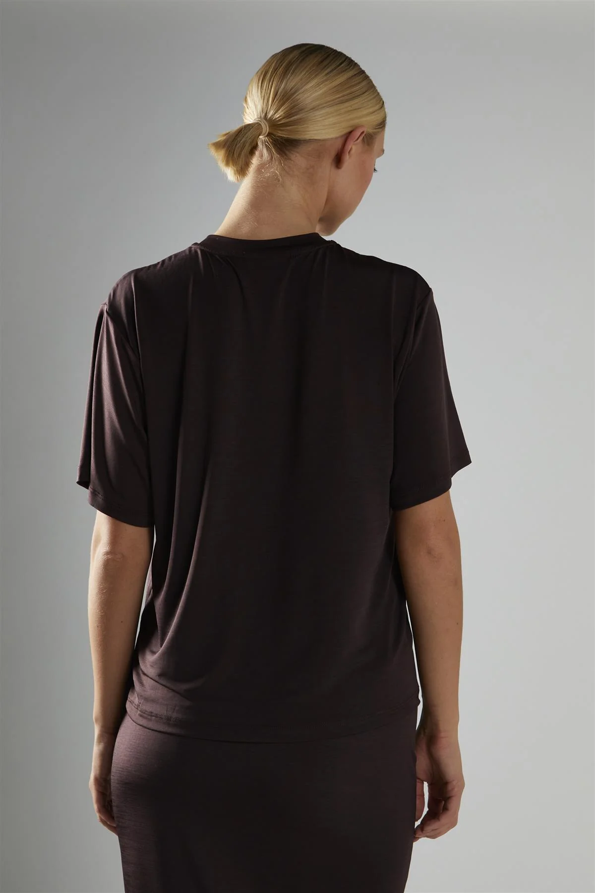 Chocolate-Brown Loose-Fit Top - Image 2