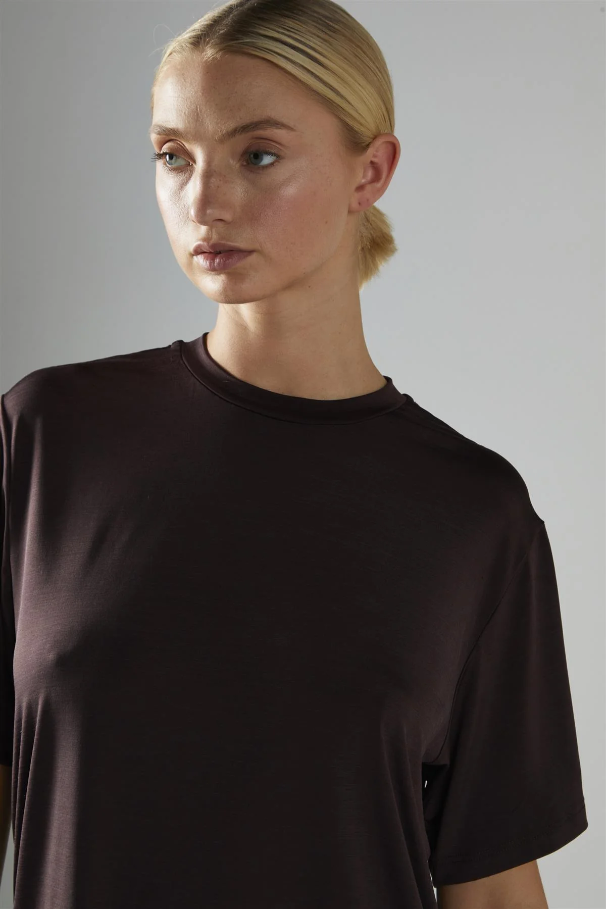 Chocolate-Brown Loose-Fit Top - Image 3