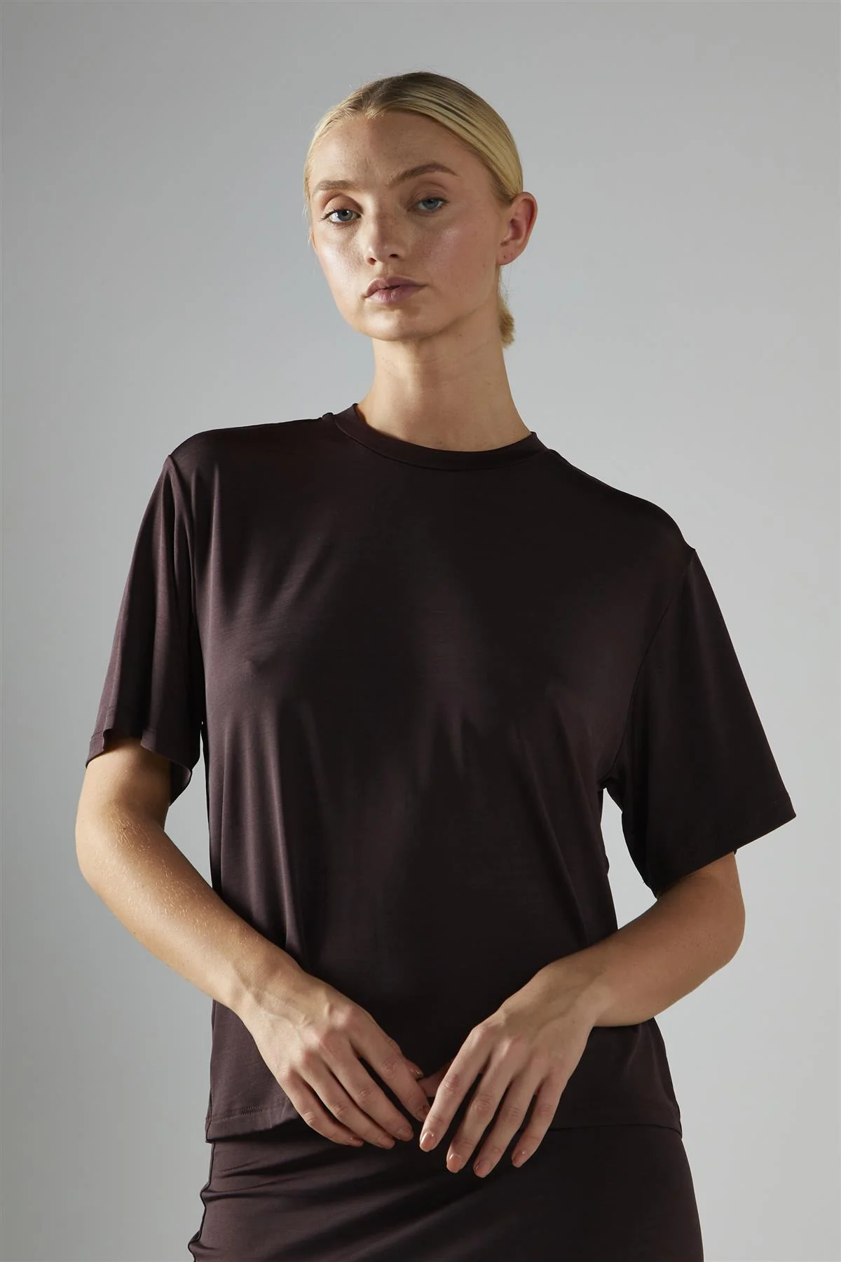 Chocolate-Brown Loose-Fit Top - Image 4