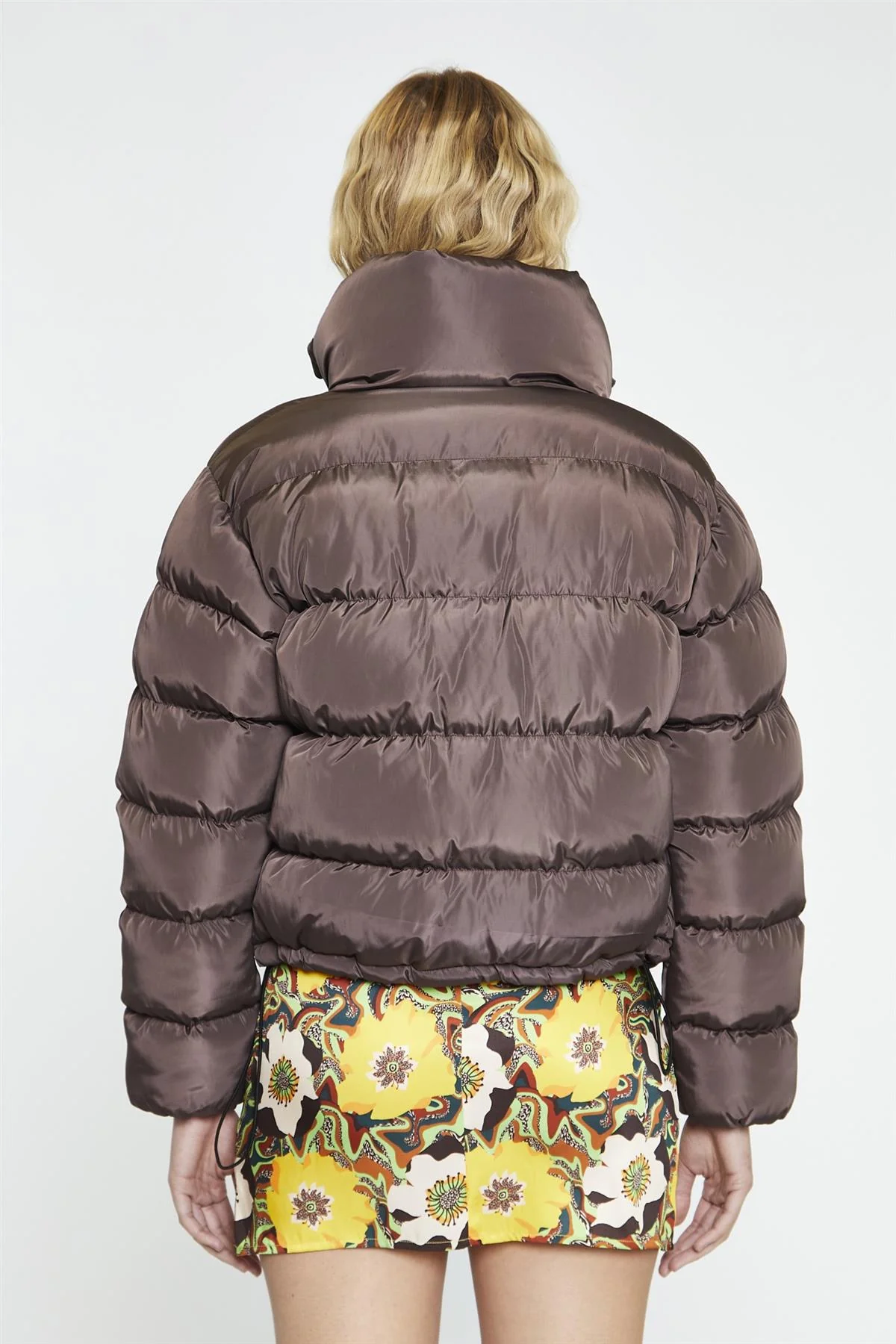 Chocolate Puffer Long Sleeve- Jacket - Image 3