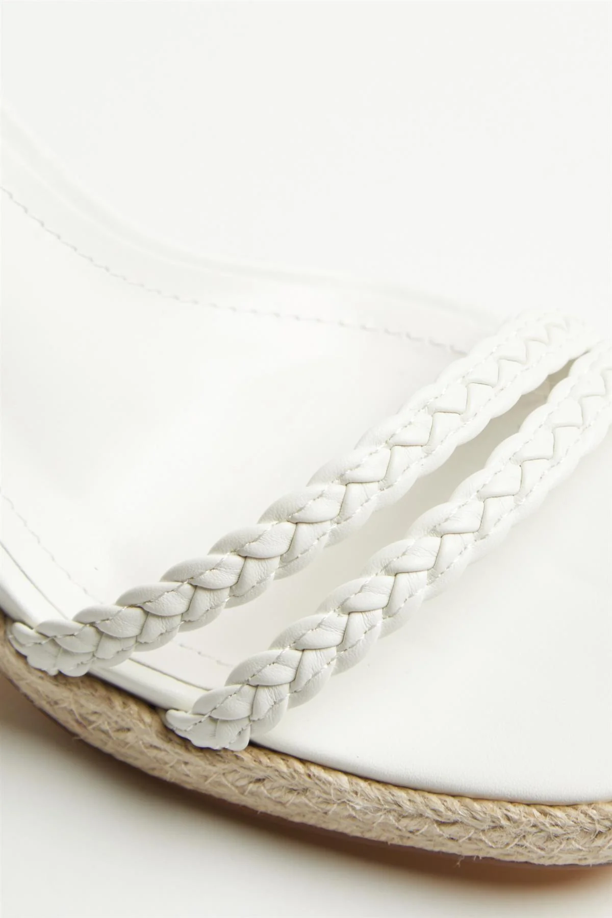 Cream Braided Espadrille-Heels - Image 2