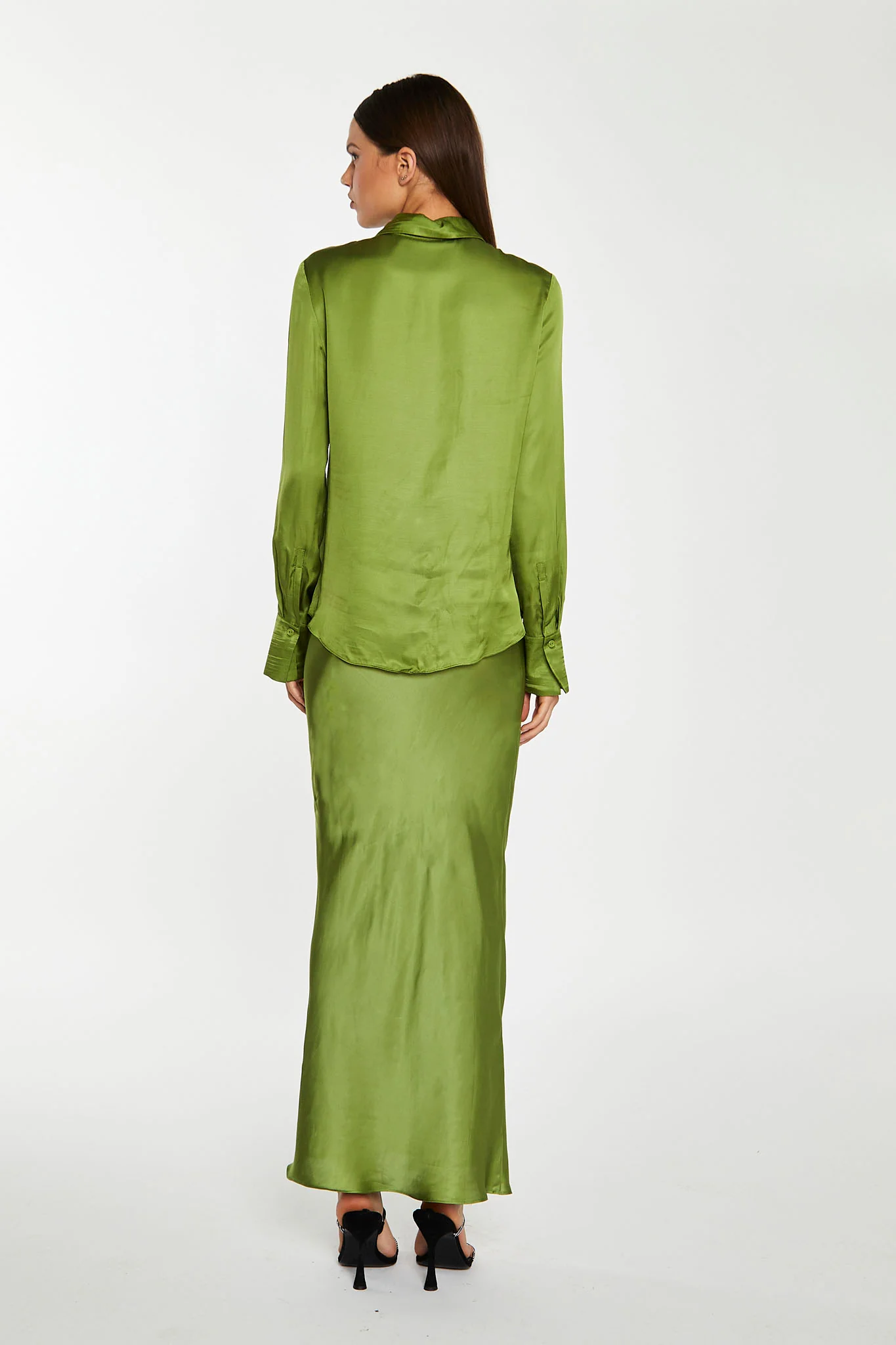 Dark-Apple Green Classic -Shirt - Image 2