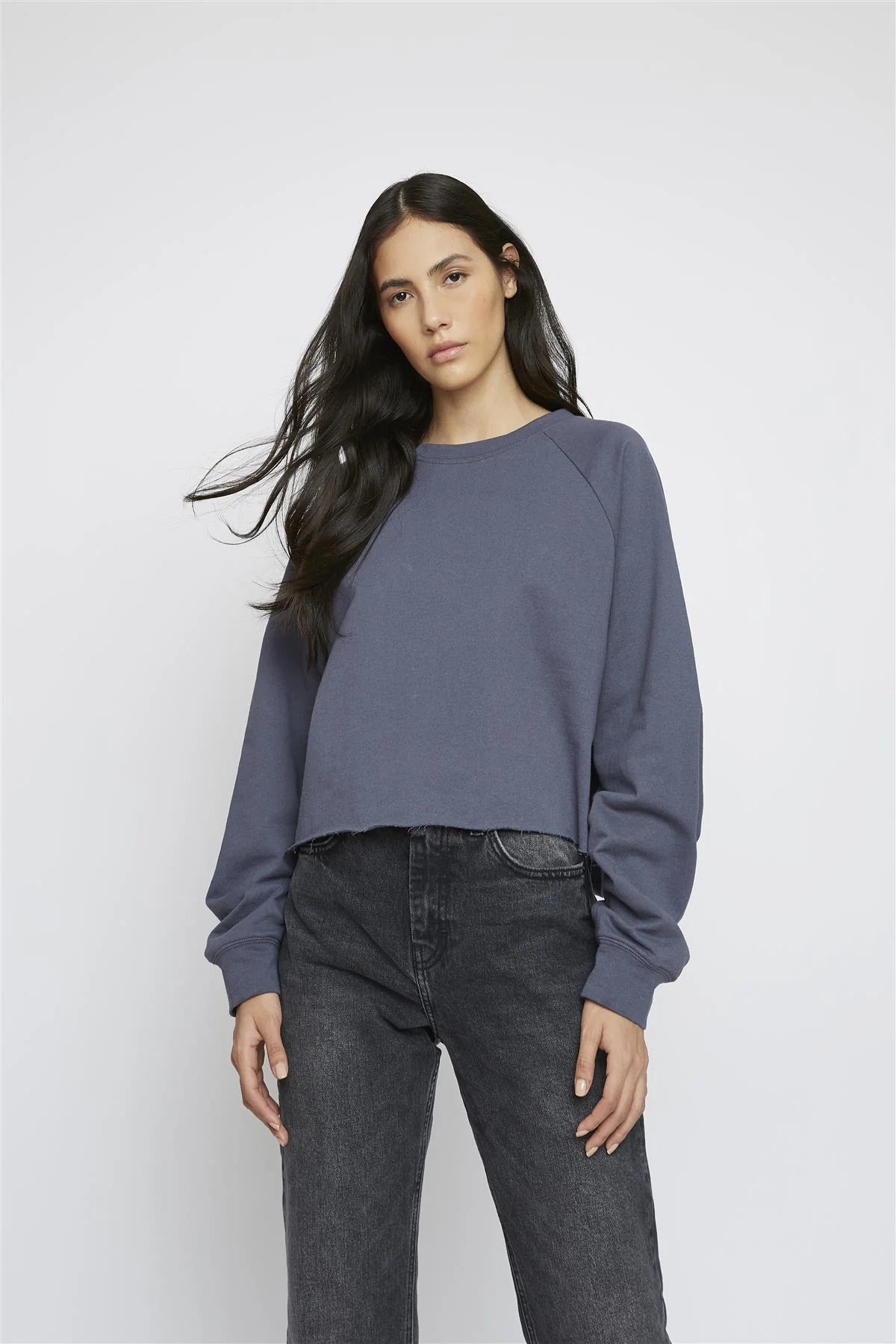 Dark-Blue Long Sleeve-Jumper - Image 3
