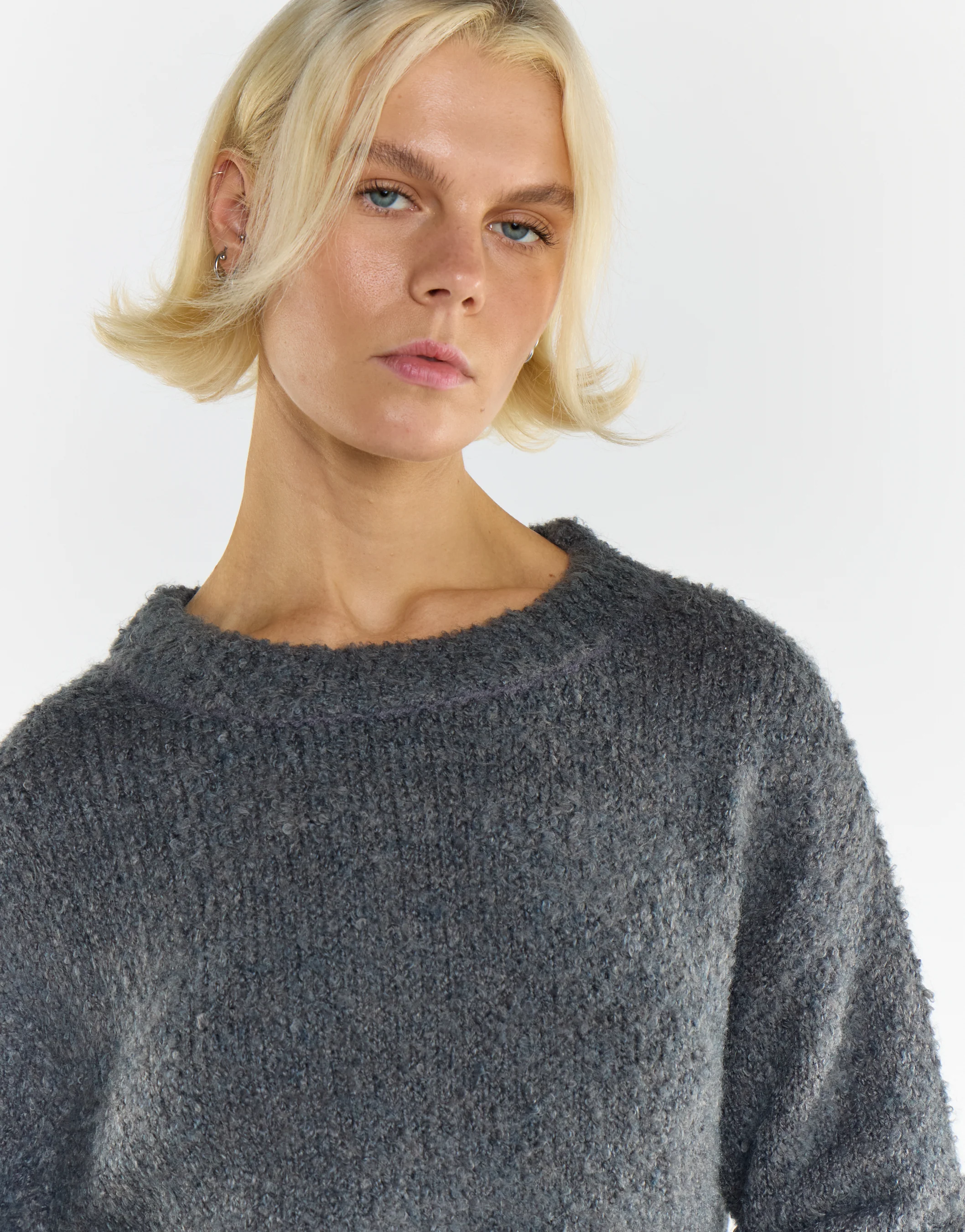 Dark-Grey Crew-Neck Jumper - Image 3