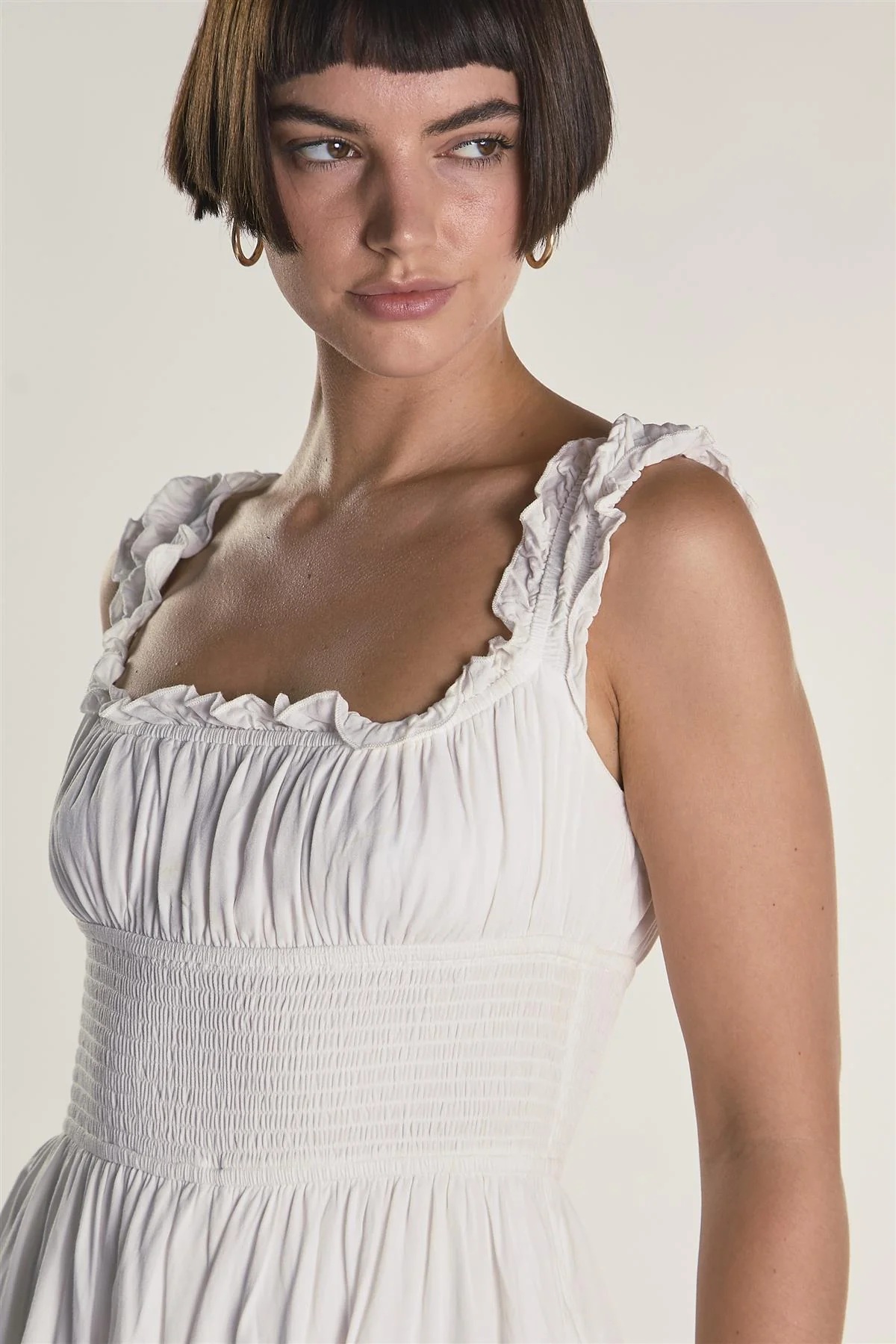 Elasticated Waistband Square Neck Playsuit - Image 3