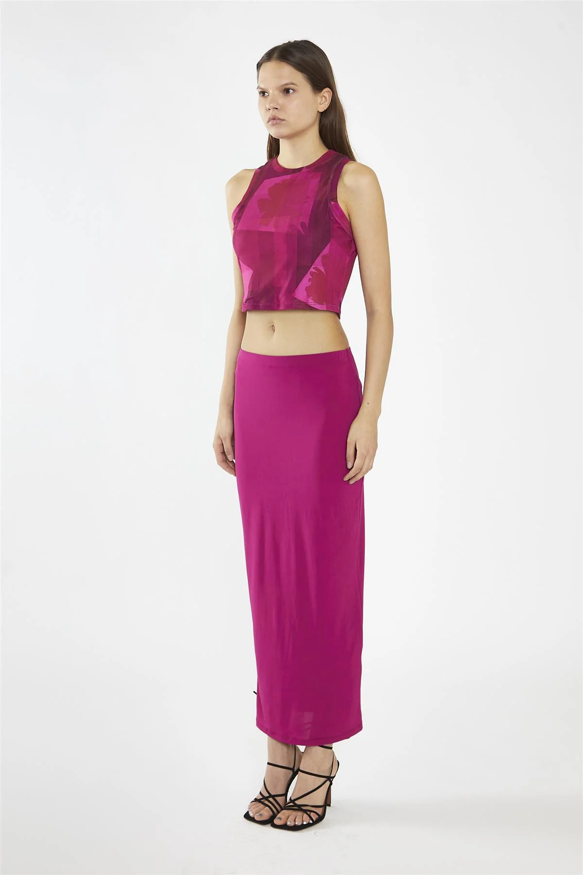 Fuchsia Maxi-Skirt - Image 4