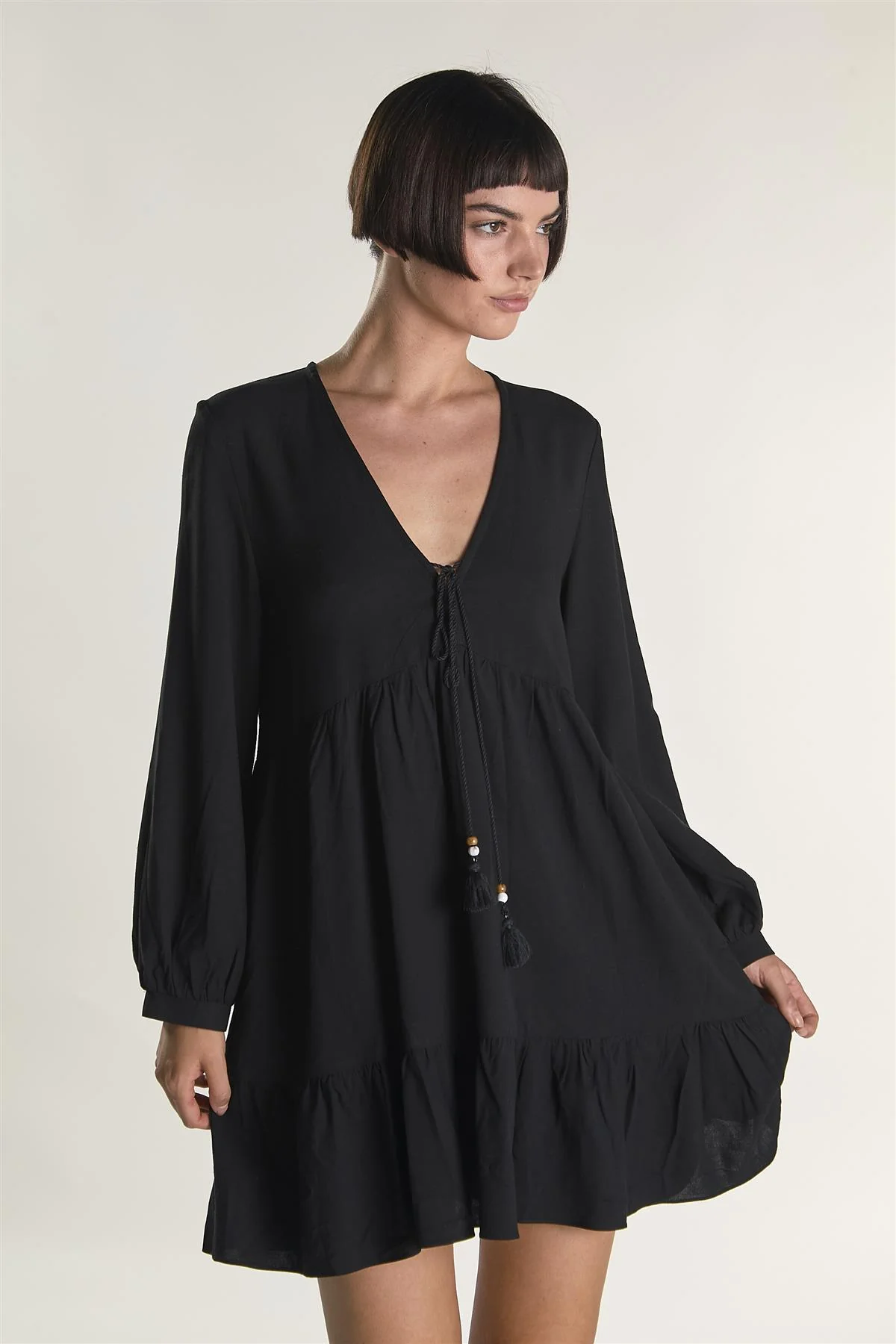 Black Mini Dress - Image 2