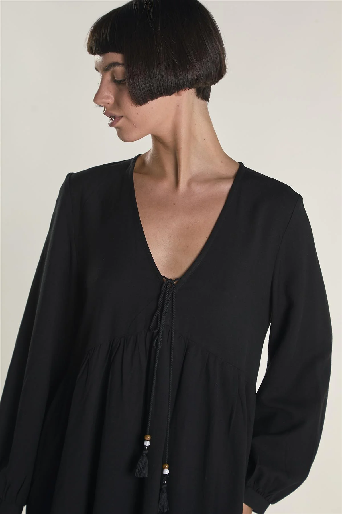 Black Mini Dress - Image 3