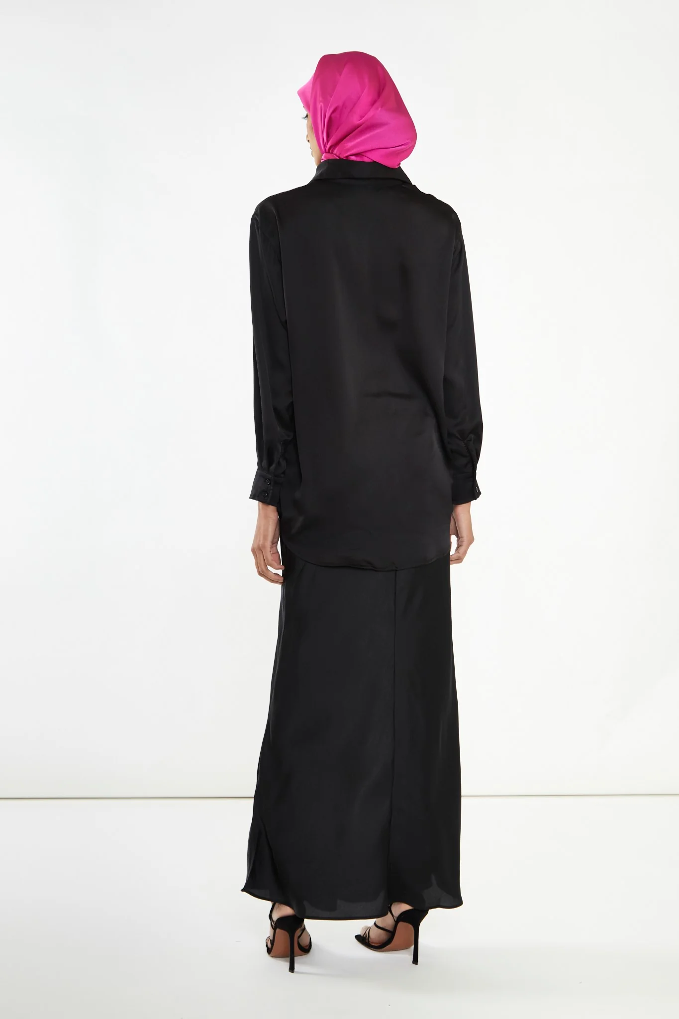 Glamorous Modesty Black Button Front Shirt - Image 2