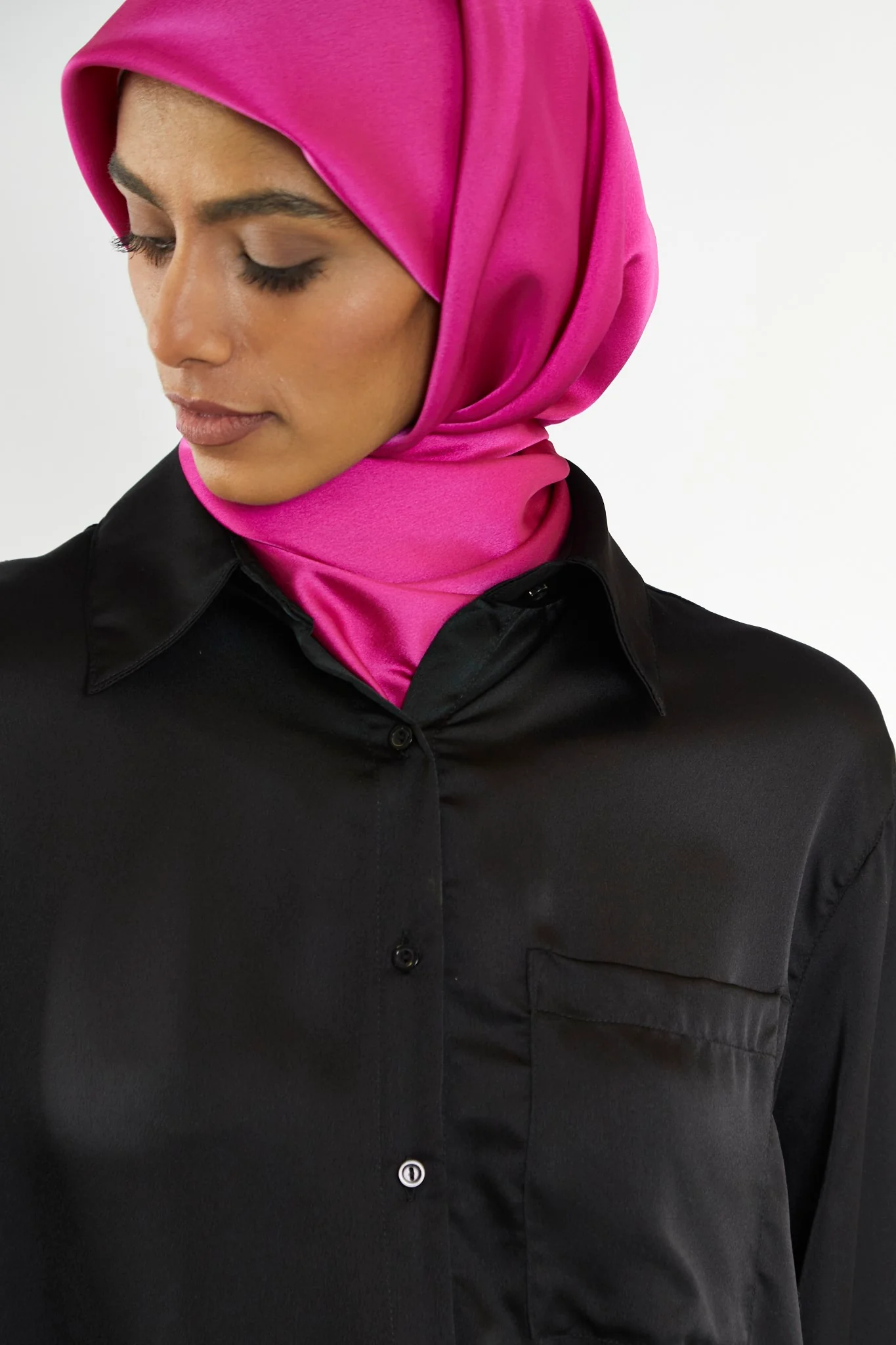 Glamorous Modesty Black Button Front Shirt - Image 4