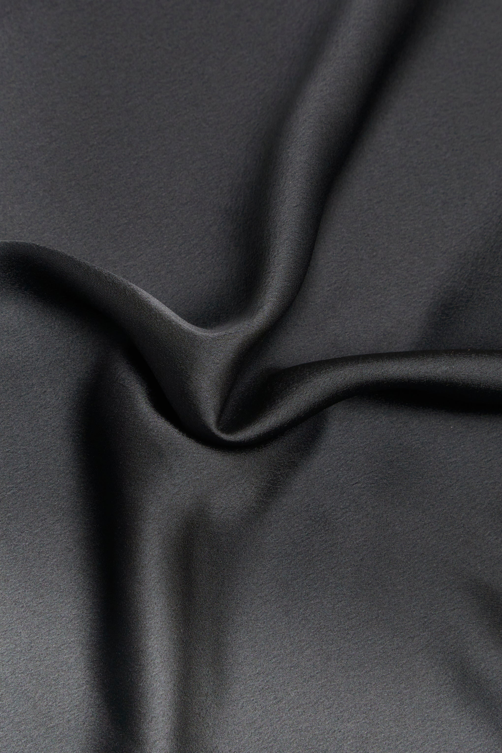 Black Satin Headscarf - Image 3