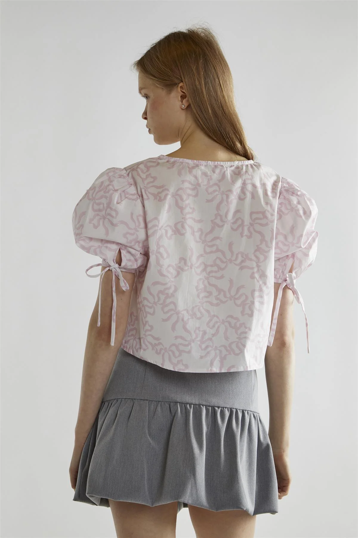 Grey Half Tutu Mini-Skirt - Image 2