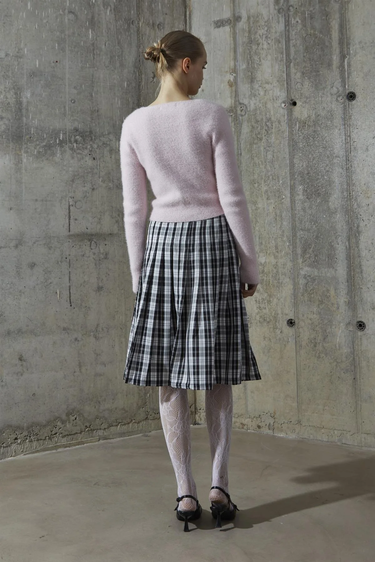 Icy-Pink Square Neck Jumper - Image 3