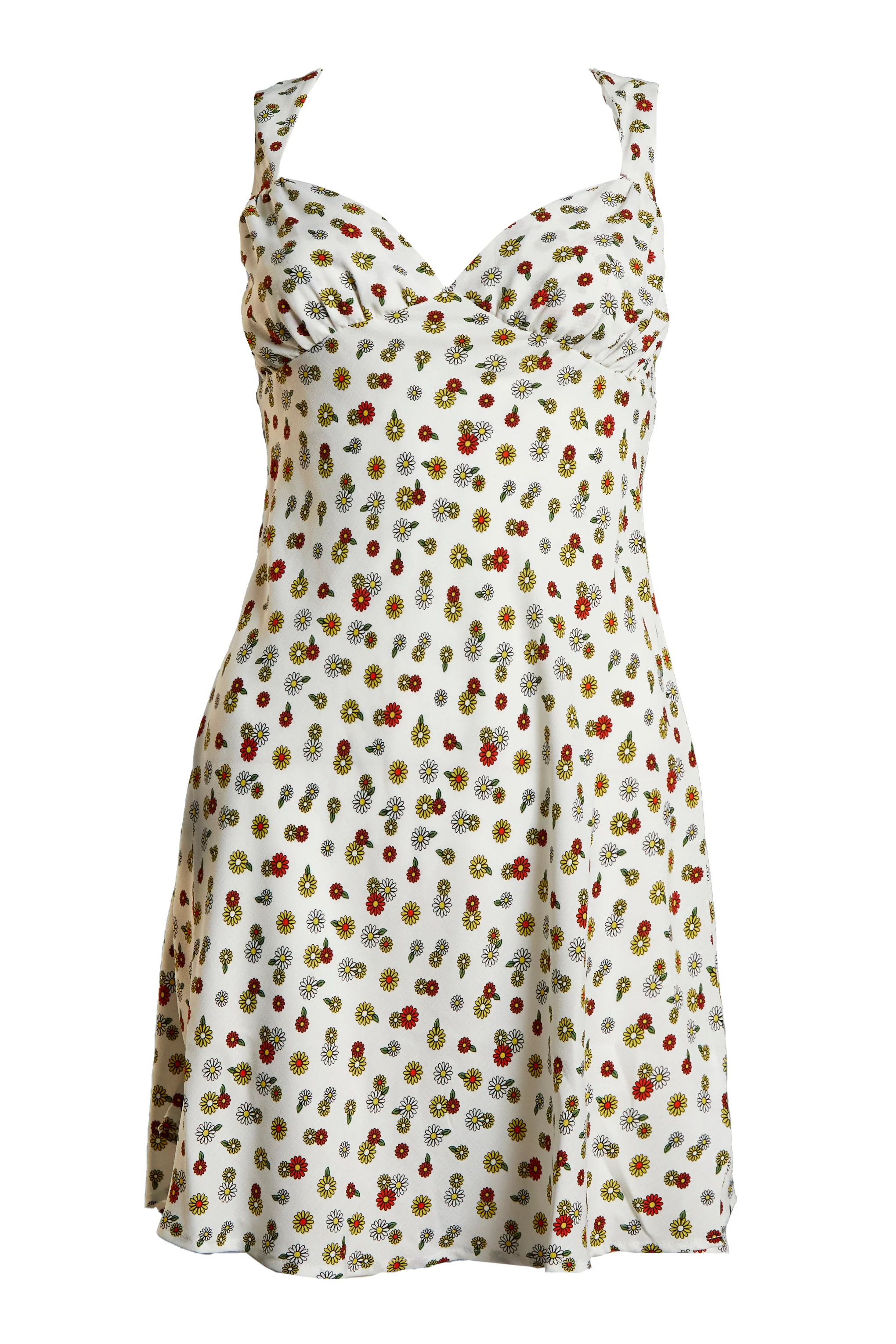 Glamorous Care Bias Cut Mini Dress with Wide Straps - Image 4
