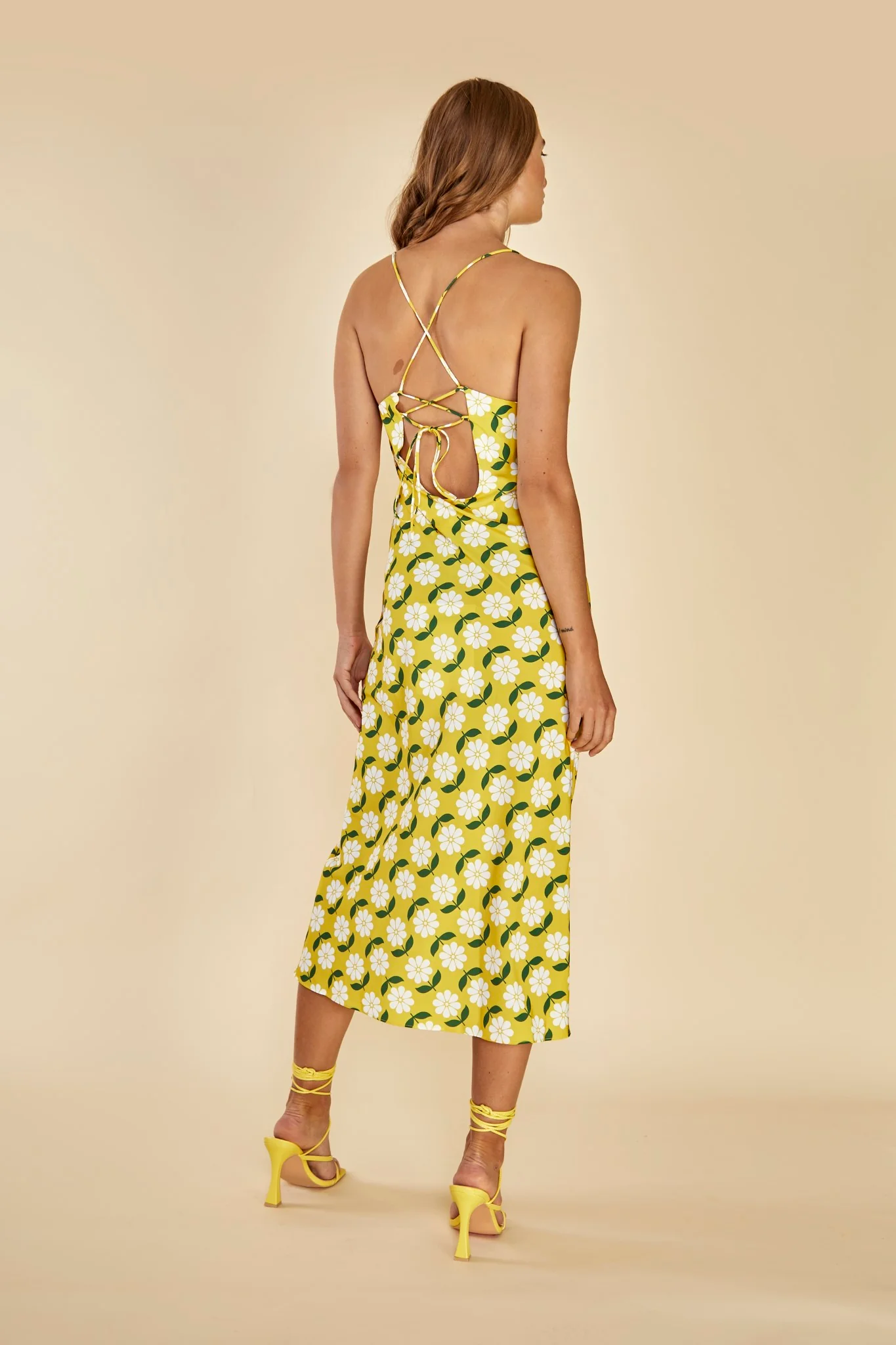 Glamorous Care Bias Cut Cowl Neck Cami Dress - Image 2