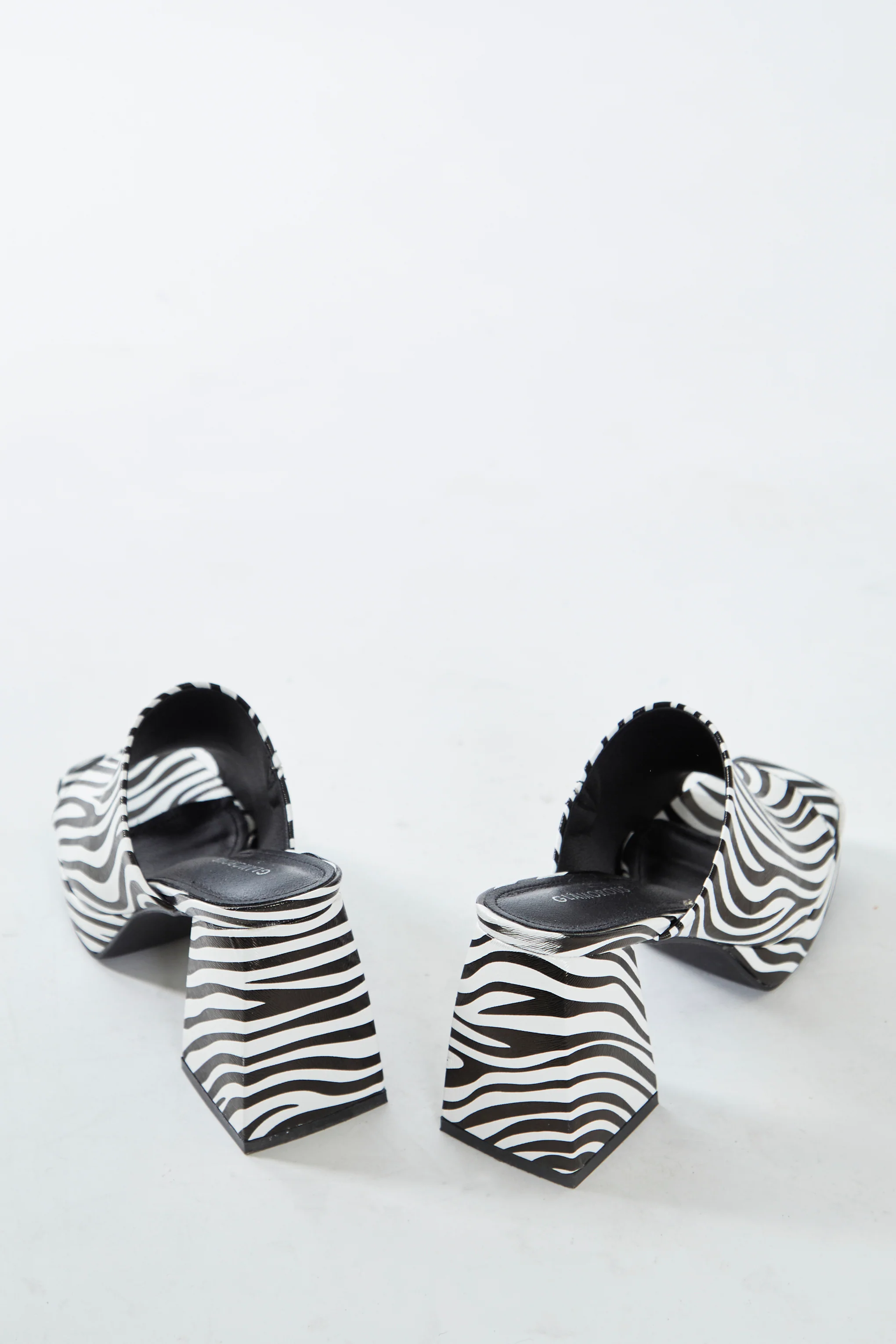 Glamorous Zebra Print Block Heel Mules - Image 4