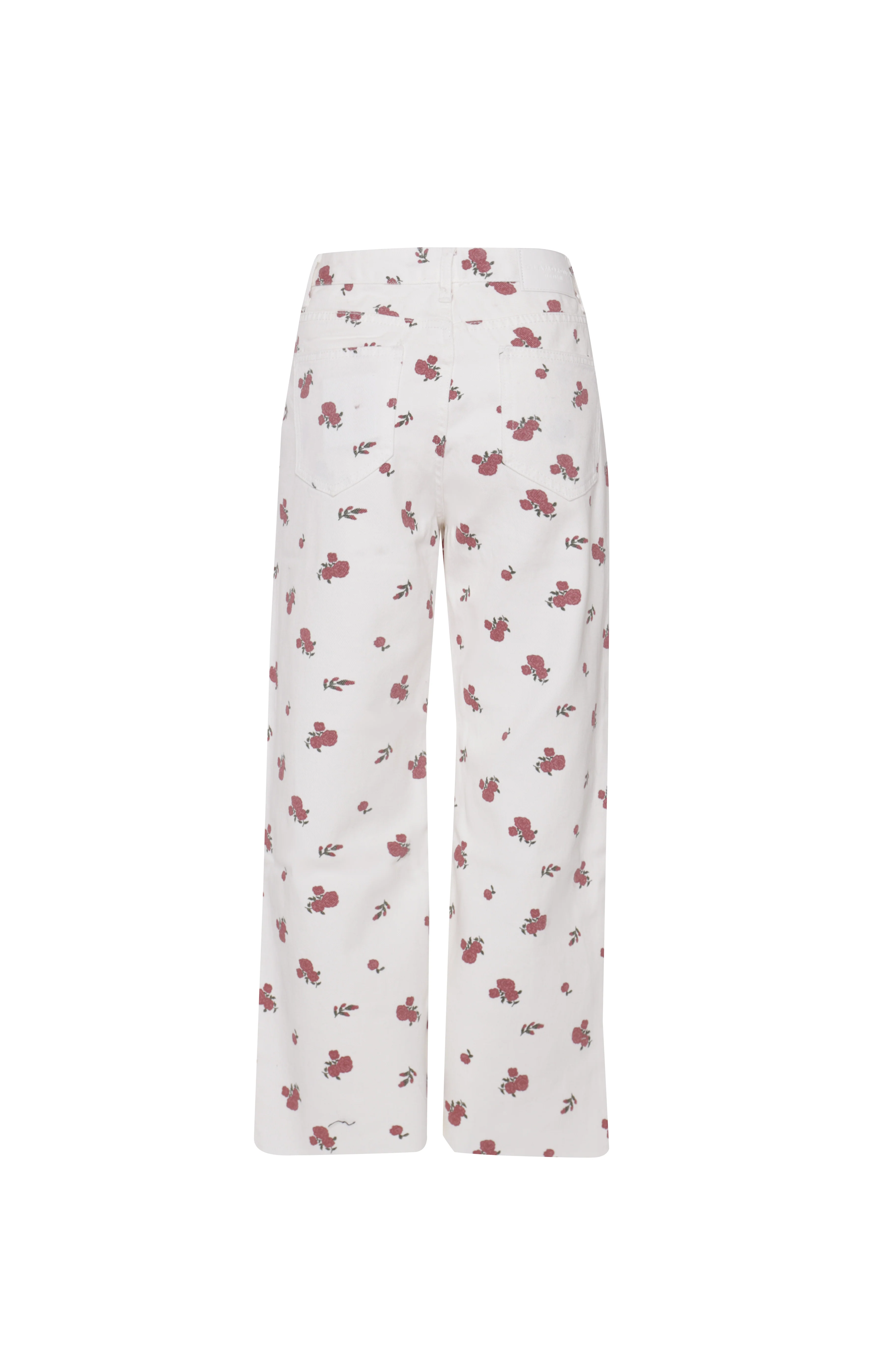 Glamorous Womens White Ditsy Denim Jeans - Image 6