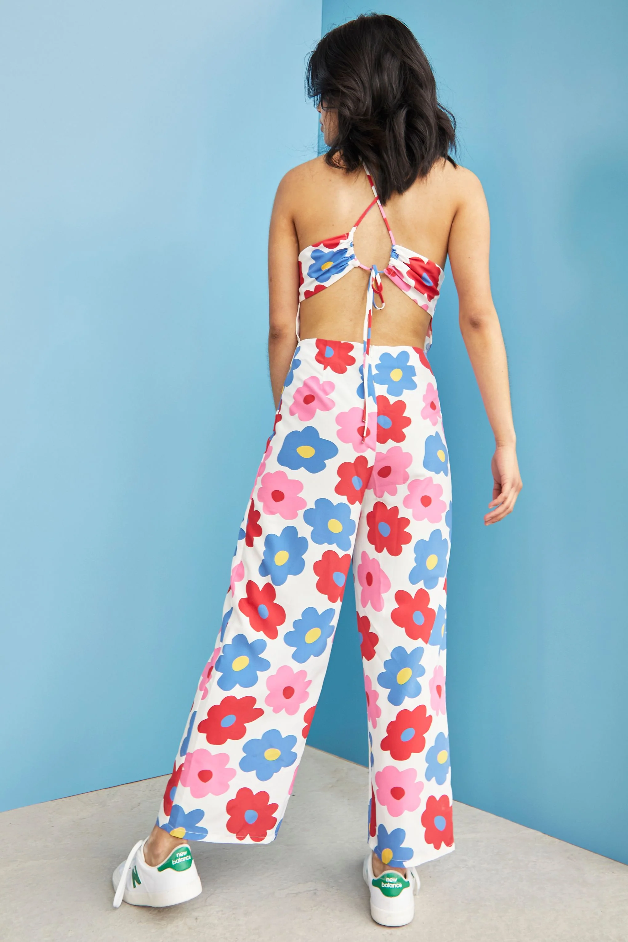 Glamorous Care Bright Floral Sleeveless Jumpsuit - Image 3