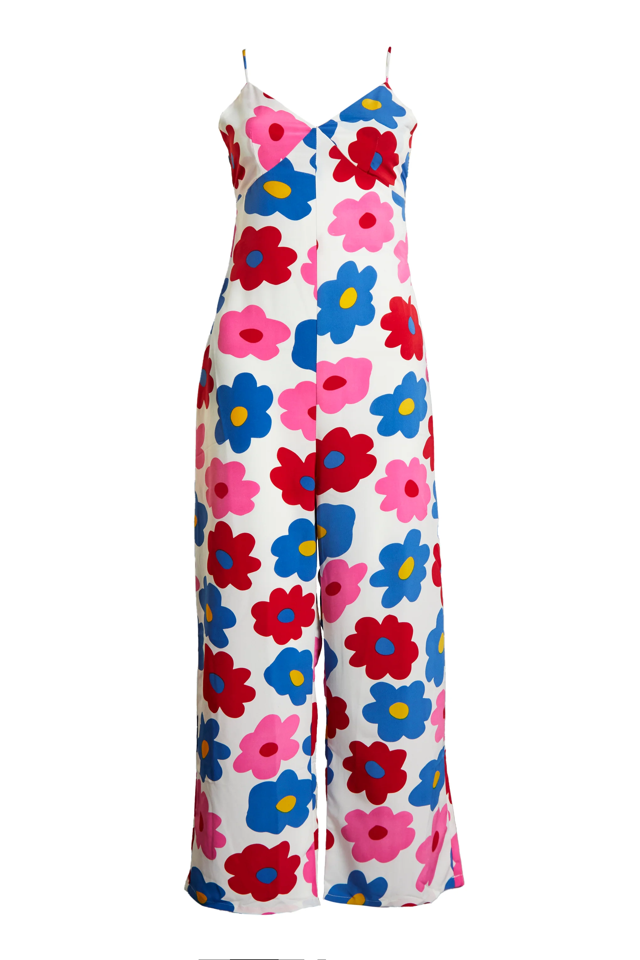 Glamorous Care Bright Floral Sleeveless Jumpsuit - Image 5