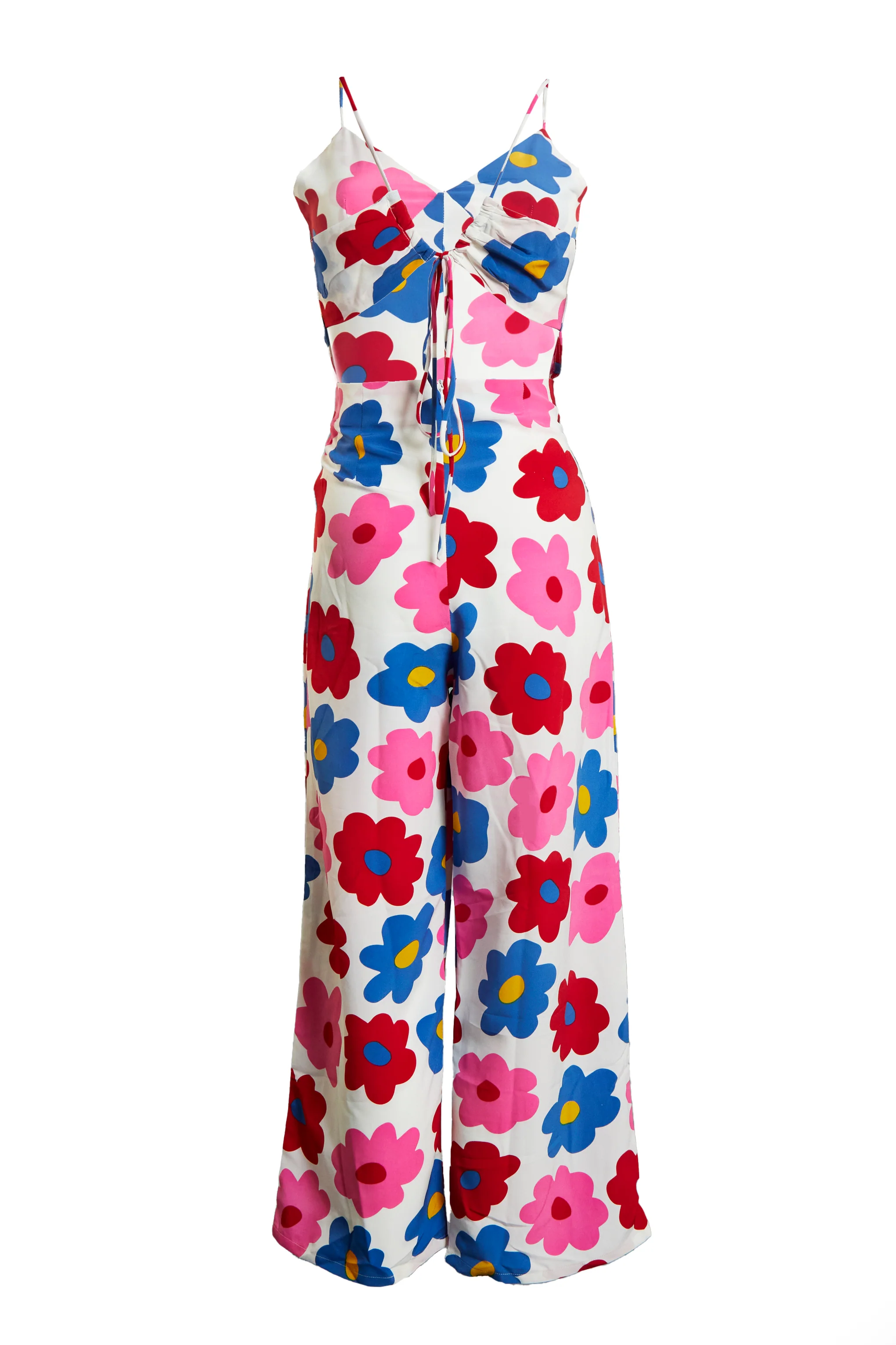 Glamorous Care Bright Floral Sleeveless Jumpsuit - Image 6