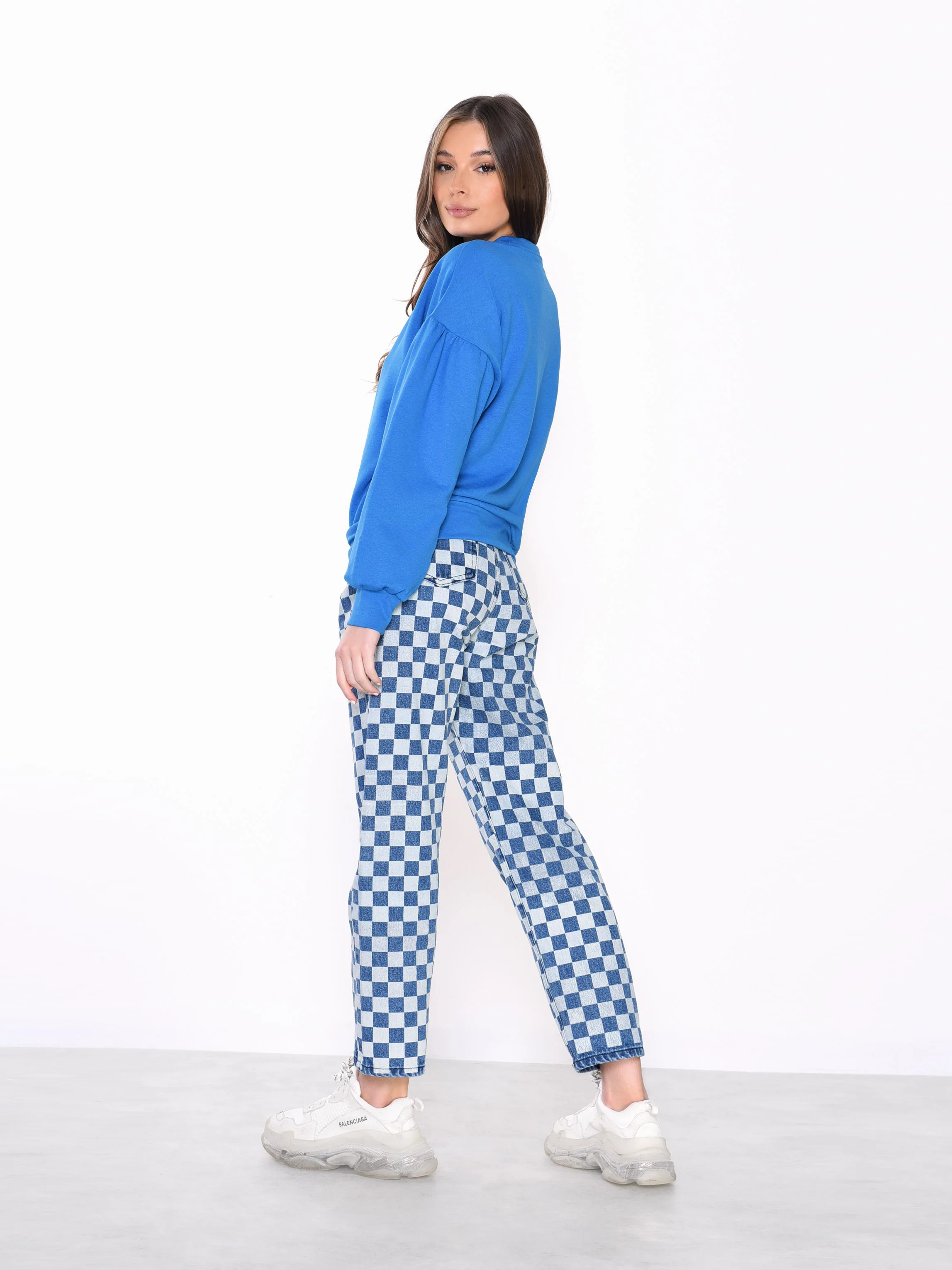 Glamorous Marine Blue Sweatshirt - Image 3