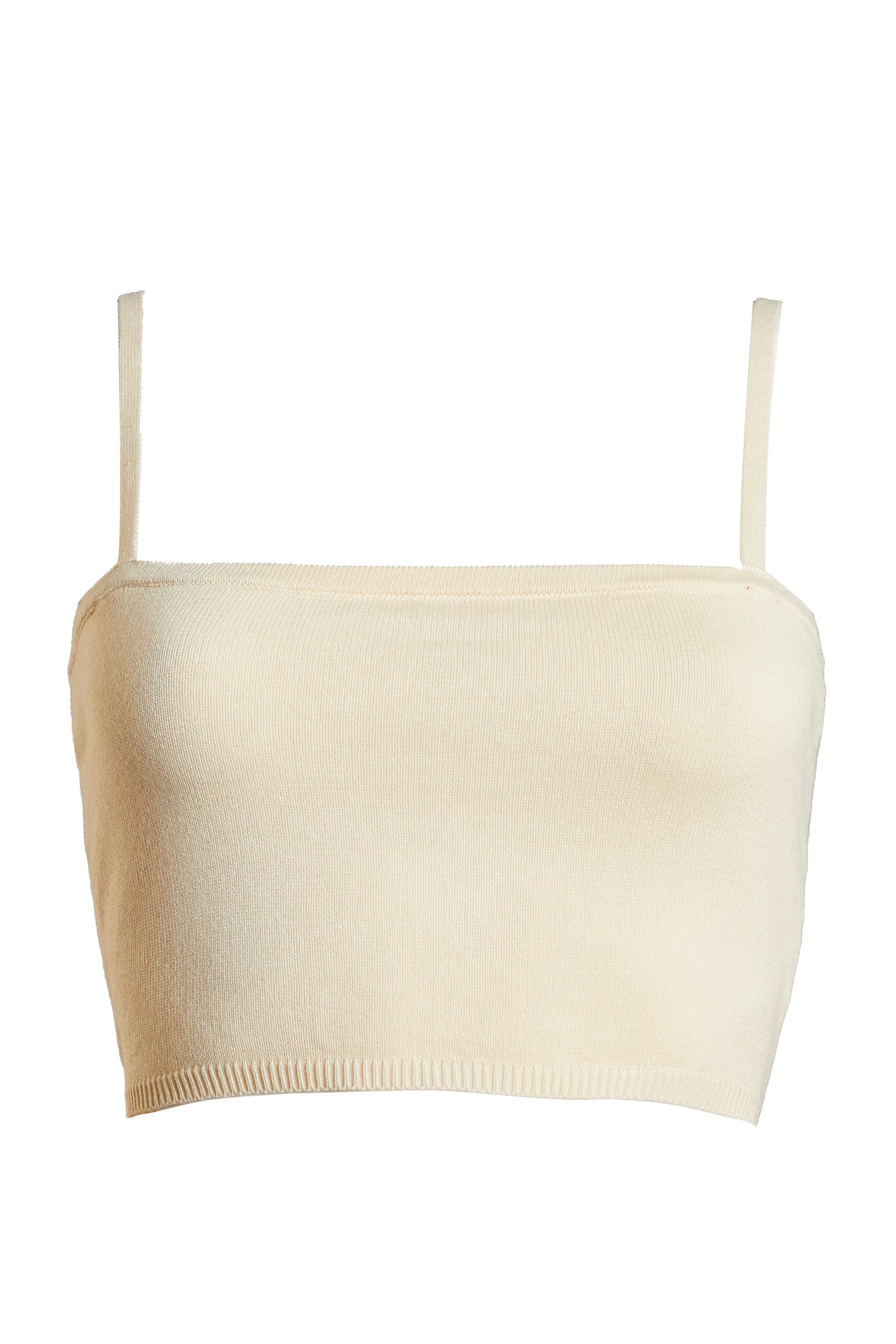 Glamorous Womens Cream Crop Top - Image 4