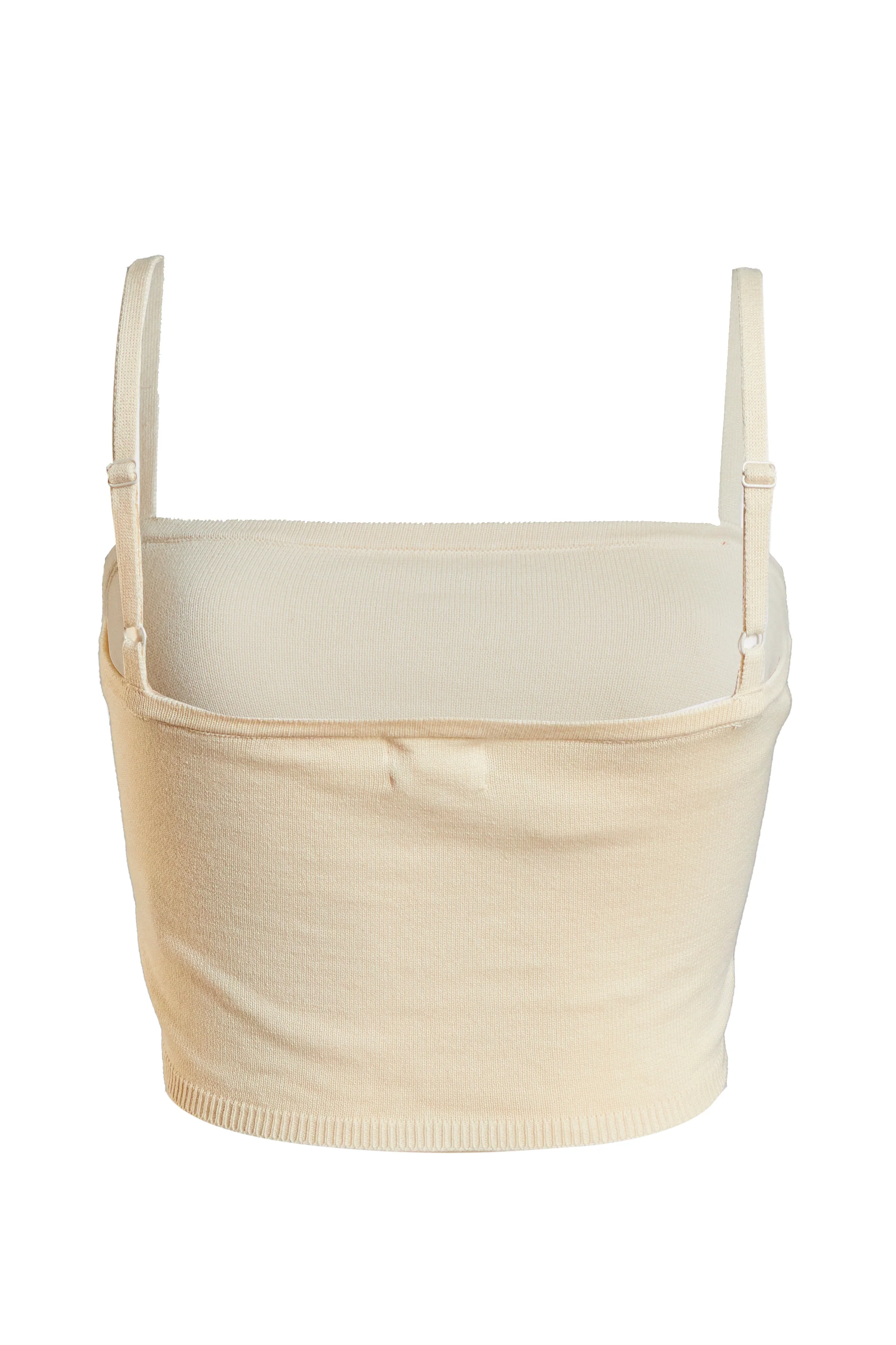 Glamorous Womens Cream Crop Top - Image 5