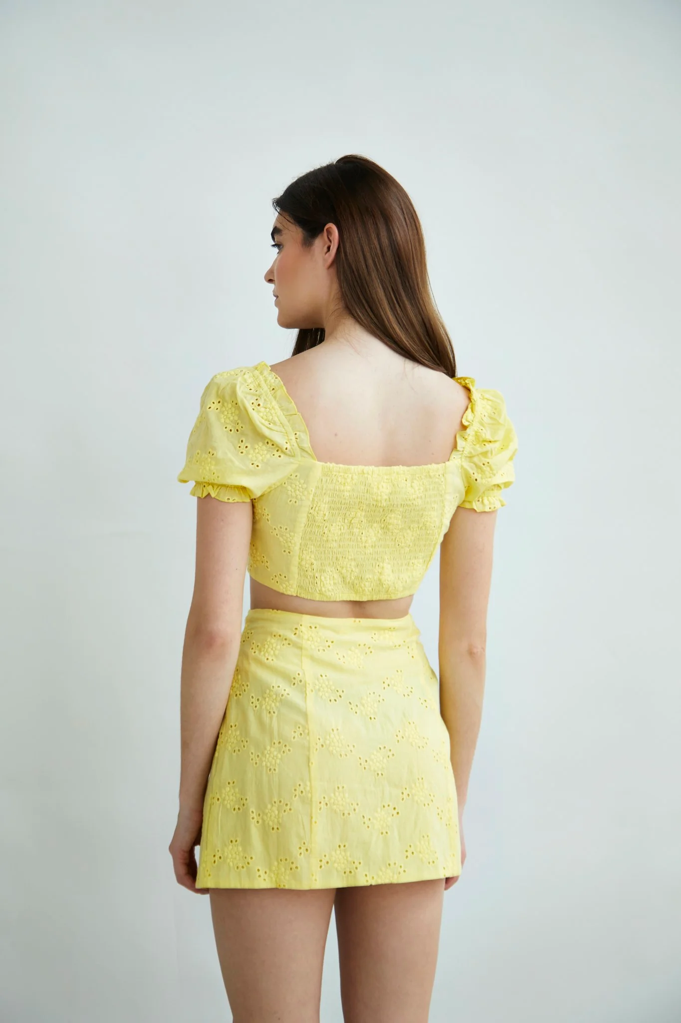 Glamorous Collection Button Through Crop Top - Image 2