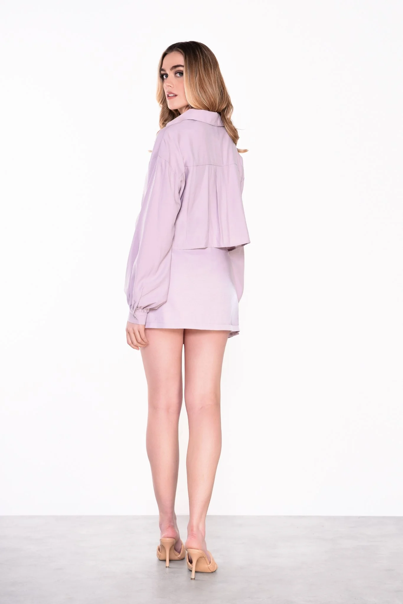Glamorous Heather Button Front Shirt - Image 2