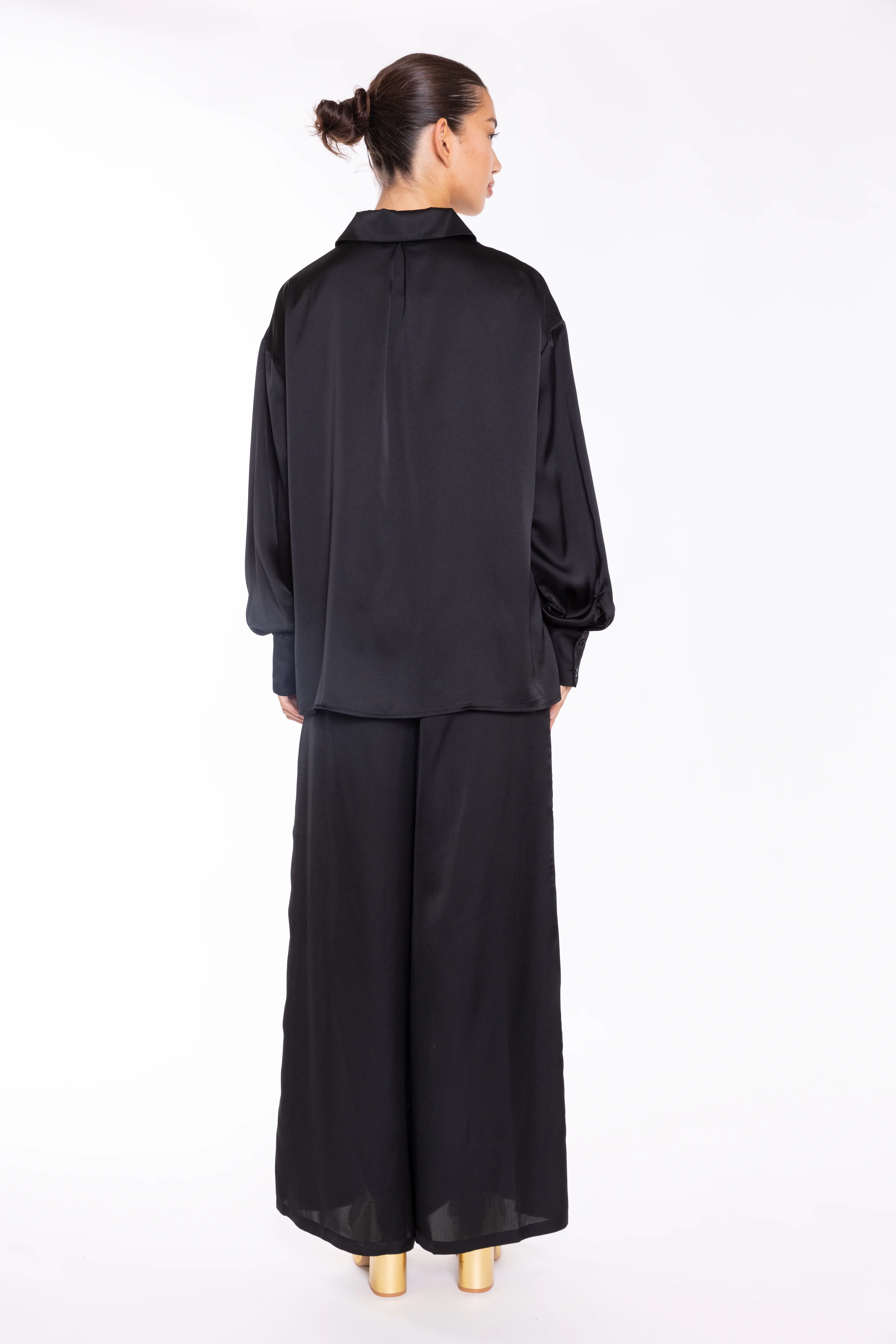 Black Long Sleeve Shirt - Image 2